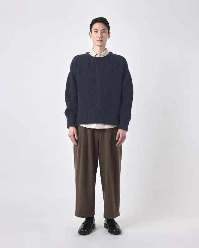 Brushed Airy Pullover - FW23 - Navy sold by 7115 by Szeki