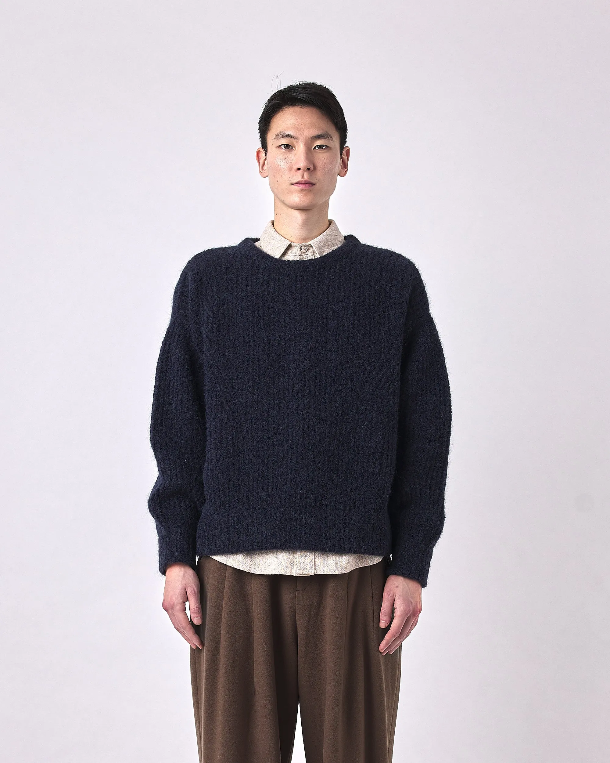 Brushed Airy Pullover - FW23 - Navy sold by 7115 by Szeki product image thumbnail 3