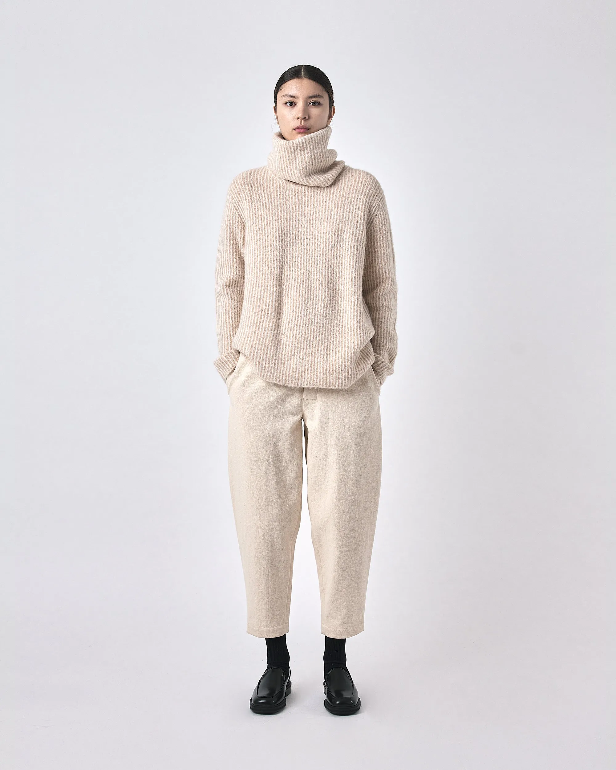 Alpaca Striped Ring Scarf - FW23 - Color Options sold by 7115 by Szeki