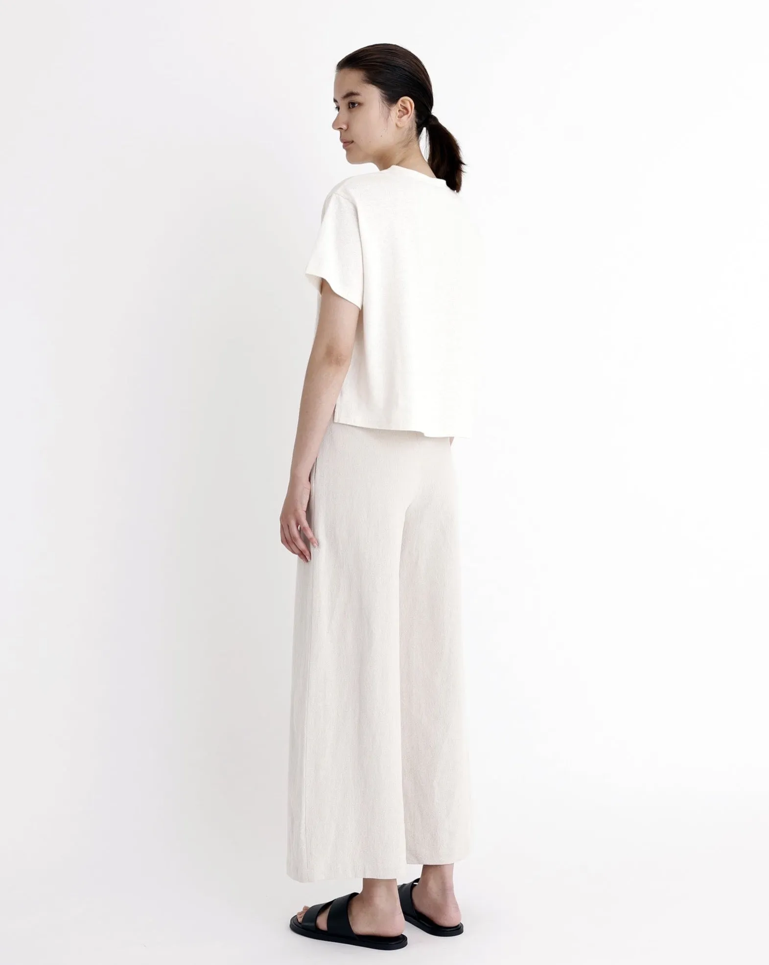 Signature Wide-Legged Trouser - Canvas Edition - Oatmeal sold by 7115 by Szeki product image thumbnail 2