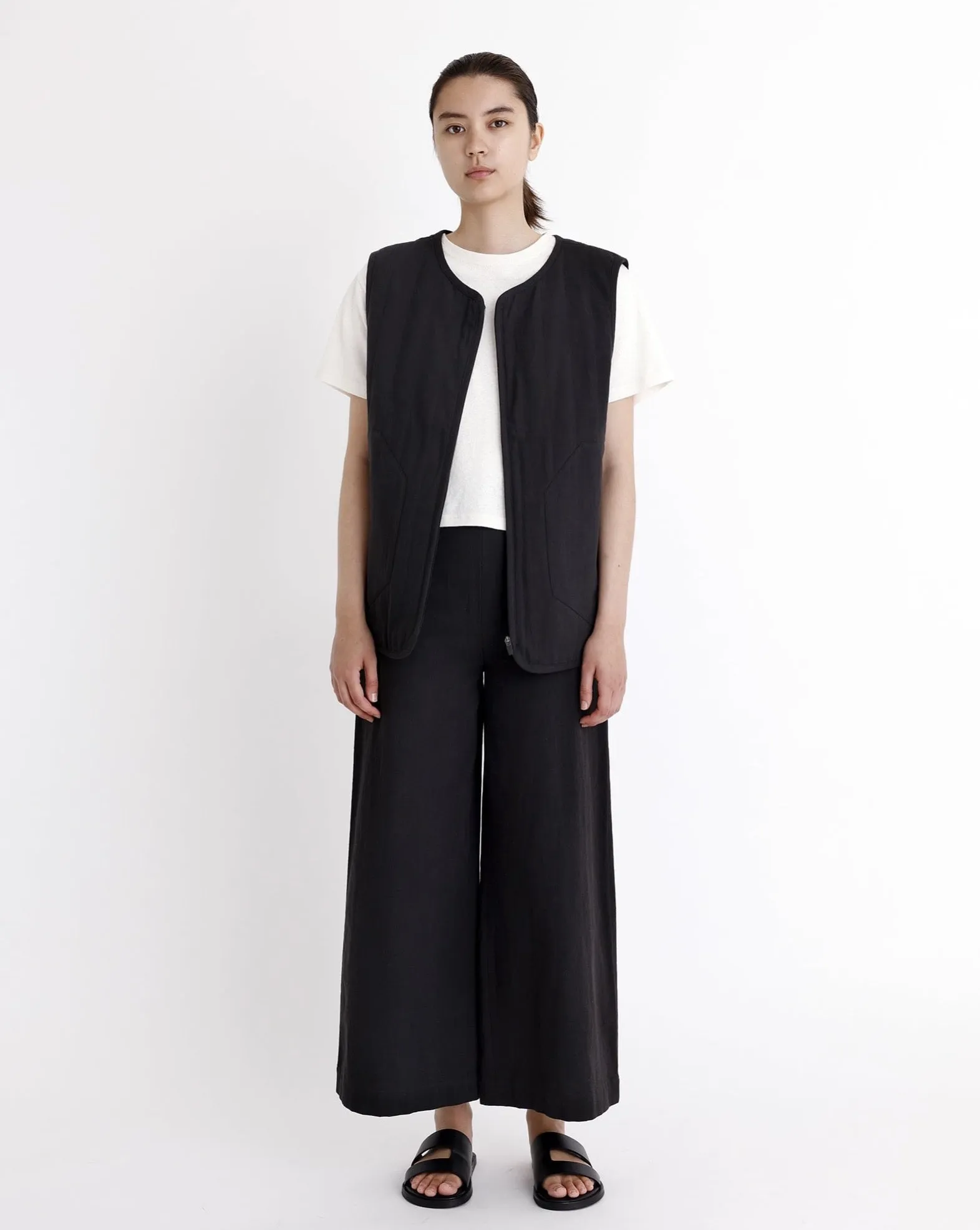 Signature Wide-Legged Trouser - Canvas Edition - Black sold by 7115 by Szeki product image thumbnail 2