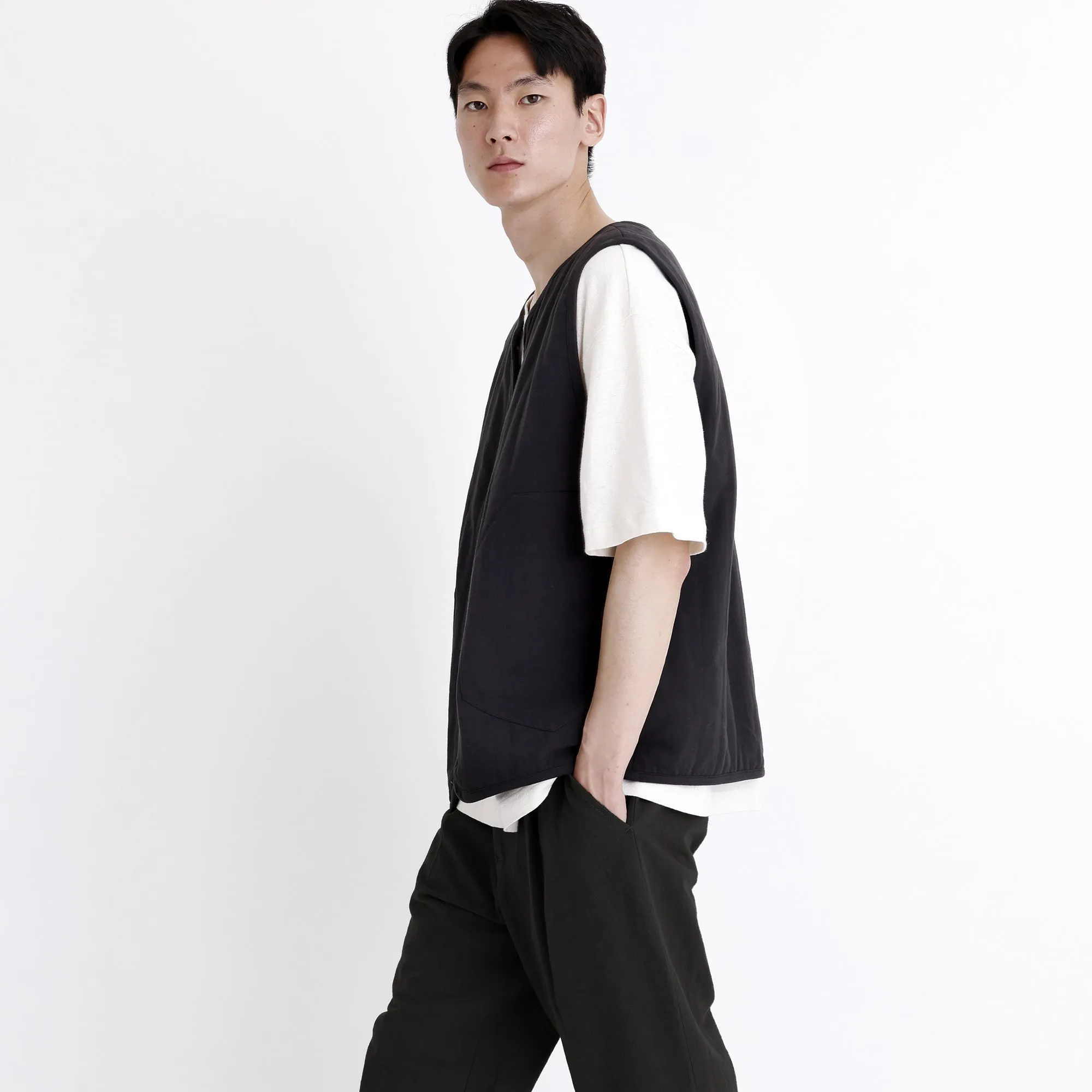 Signature Quilted Vest - Black sold by 7115 by Szeki product image thumbnail 3