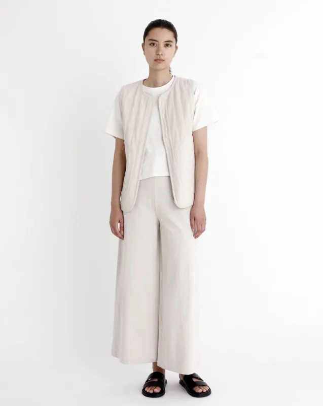 Signature Quilted Vest - Oatmeal sold by 7115 by Szeki