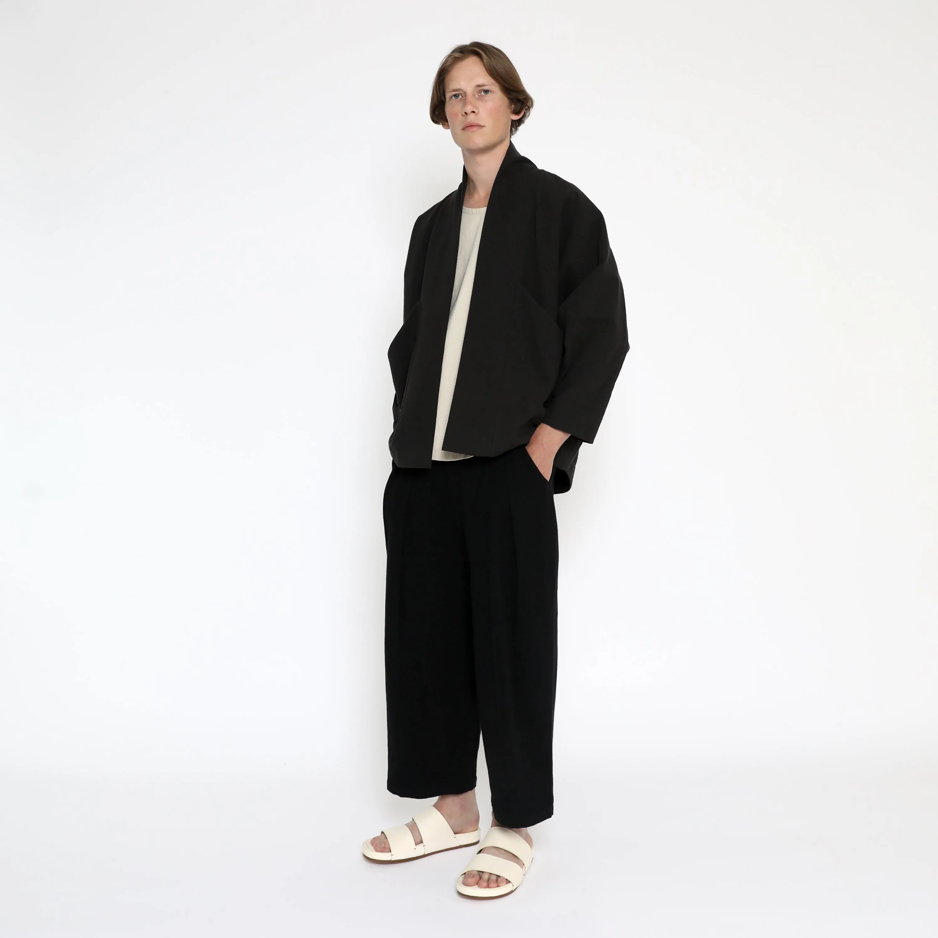 Signature Unisex Pleated Trouser - Black sold by 7115 by Szeki product image thumbnail 3