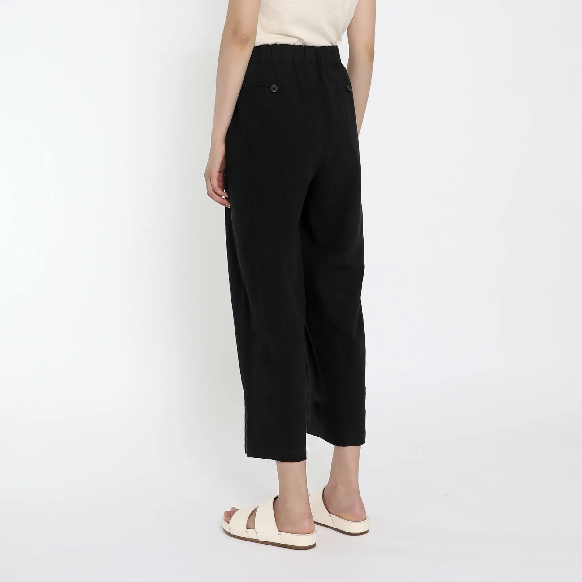 Signature Unisex Pleated Trouser - Black sold by 7115 by Szeki product image thumbnail 4