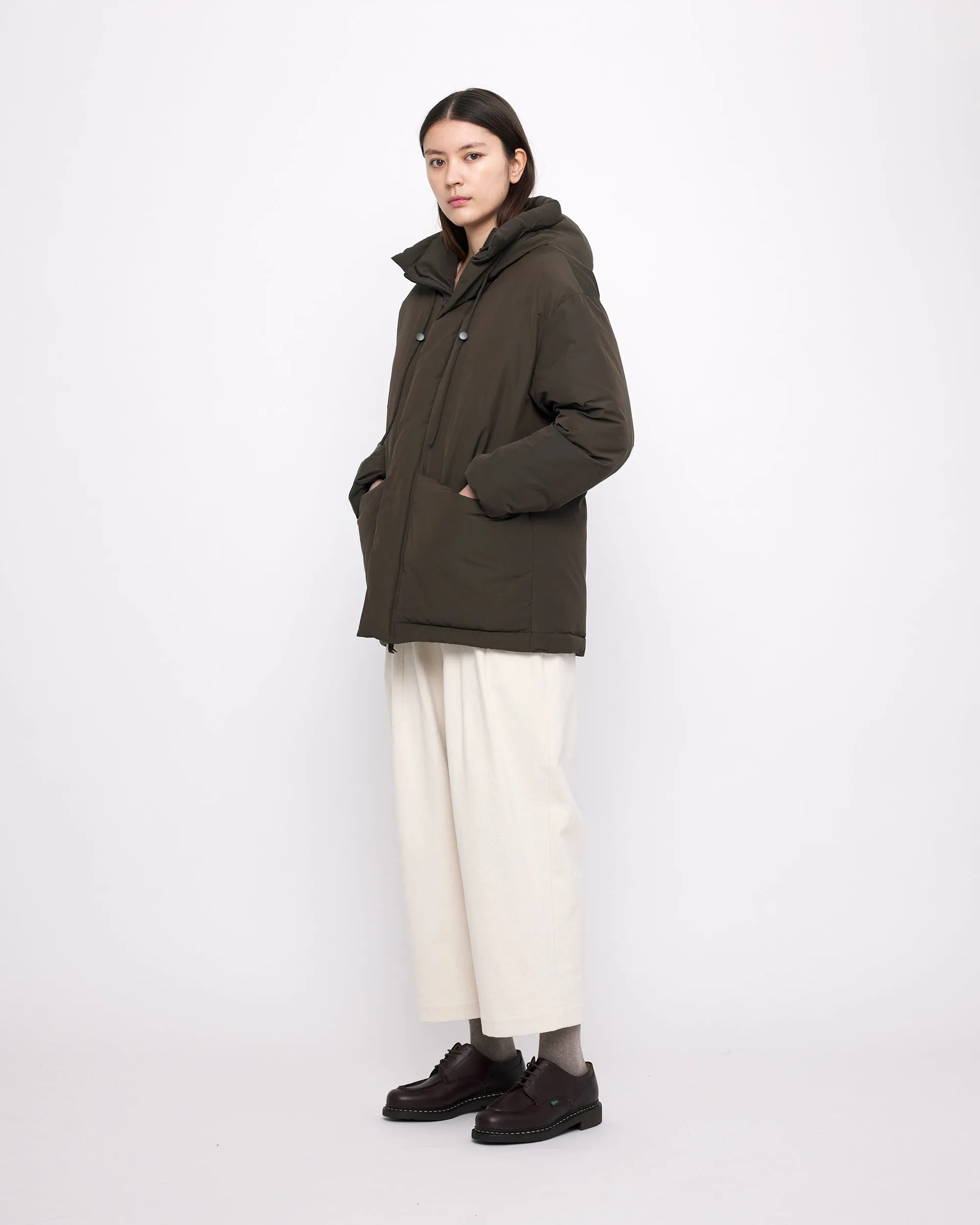 Hooded Puffer - FW24 - Olive Brown sold by 7115 by Szeki