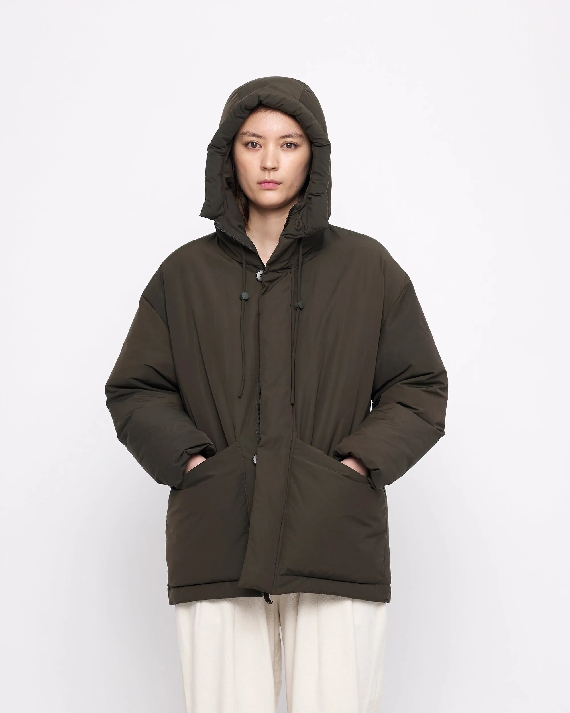 Hooded Puffer - FW24 - Olive Brown sold by 7115 by Szeki product image thumbnail 5