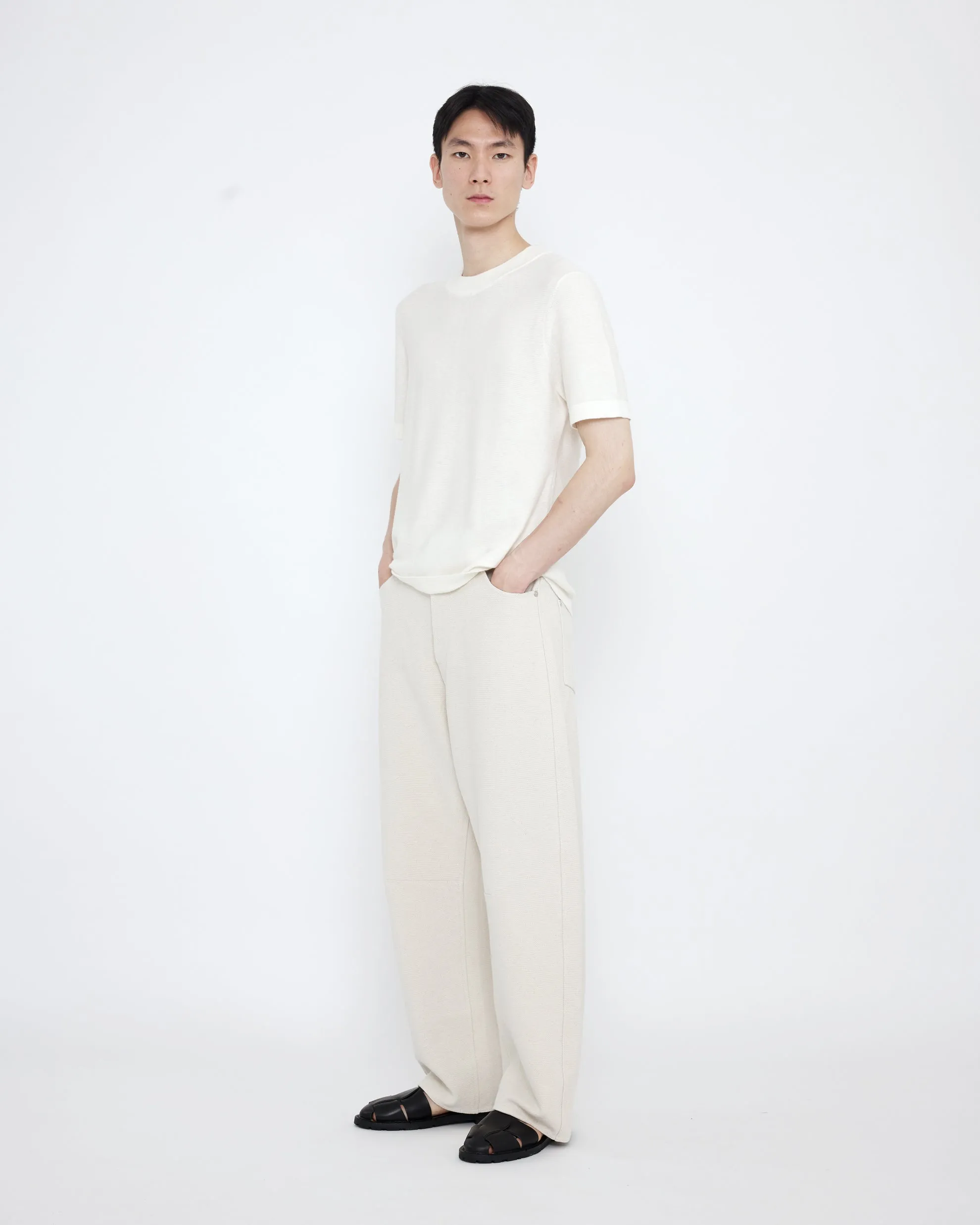 Fine Knit Crewneck - SS25 - White sold by 7115 by Szeki product image thumbnail 5