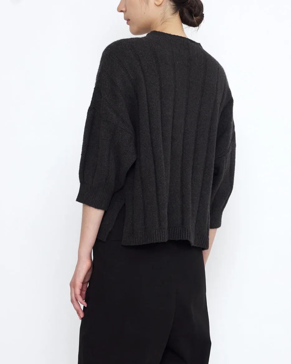 Mid-Poet Mockneck Sweater - SS25 - Charcoal sold by 7115 by Szeki product image thumbnail 3