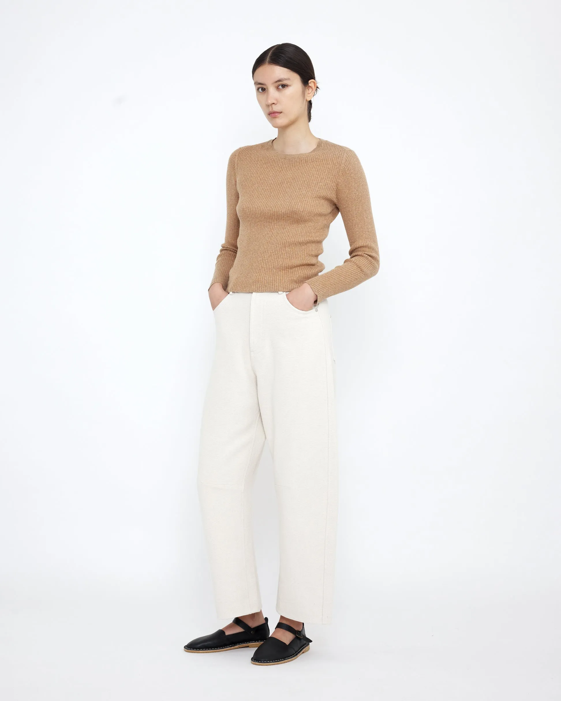 Longsleeves Ribbed Fine Knit - SS25 - Clay sold by 7115 by Szeki product image thumbnail 4