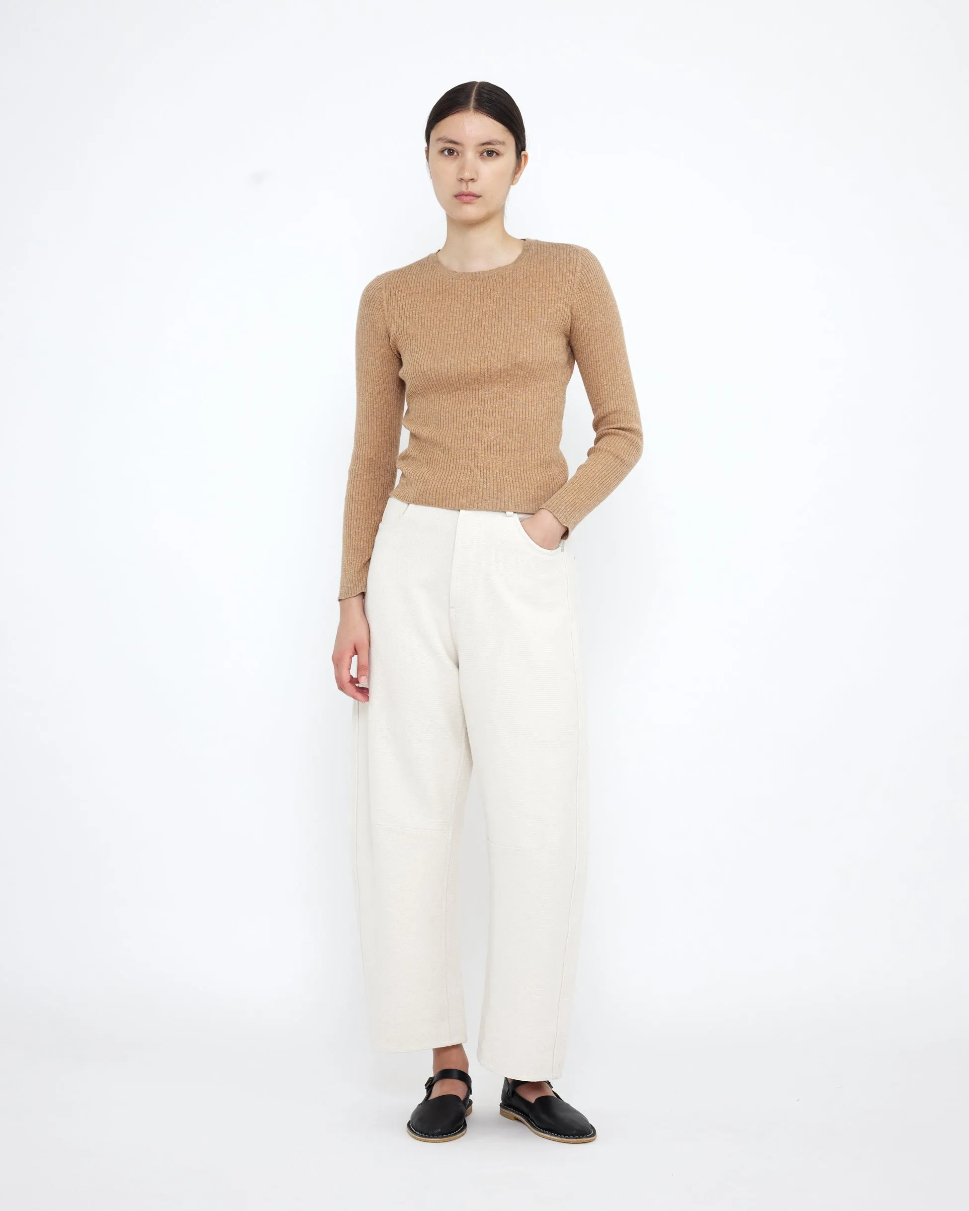 Longsleeves Ribbed Fine Knit - SS25 - Clay sold by 7115 by Szeki product image thumbnail 3