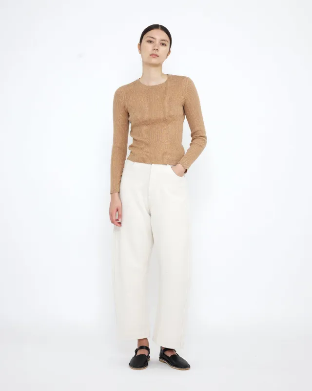 Longsleeves Ribbed Fine Knit - SS25 - Clay sold by 7115 by Szeki