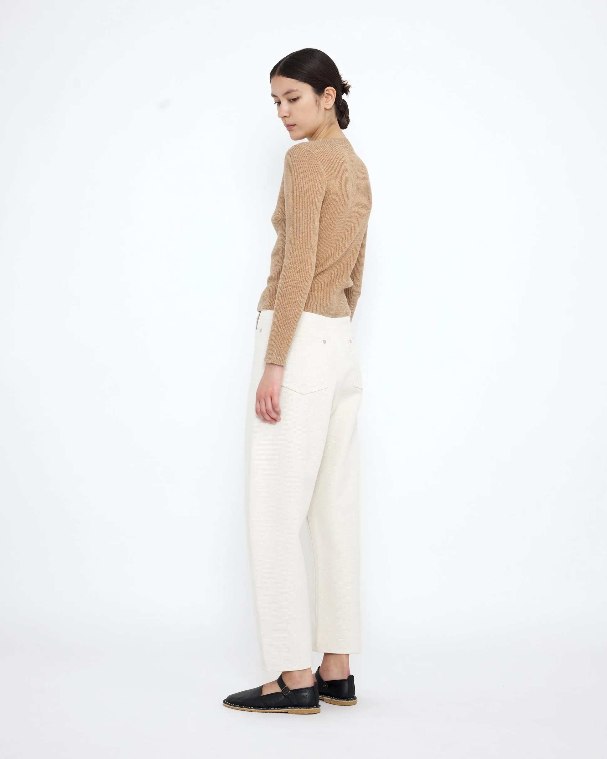 Longsleeves Ribbed Fine Knit - SS25 - Clay sold by 7115 by Szeki product image thumbnail 5