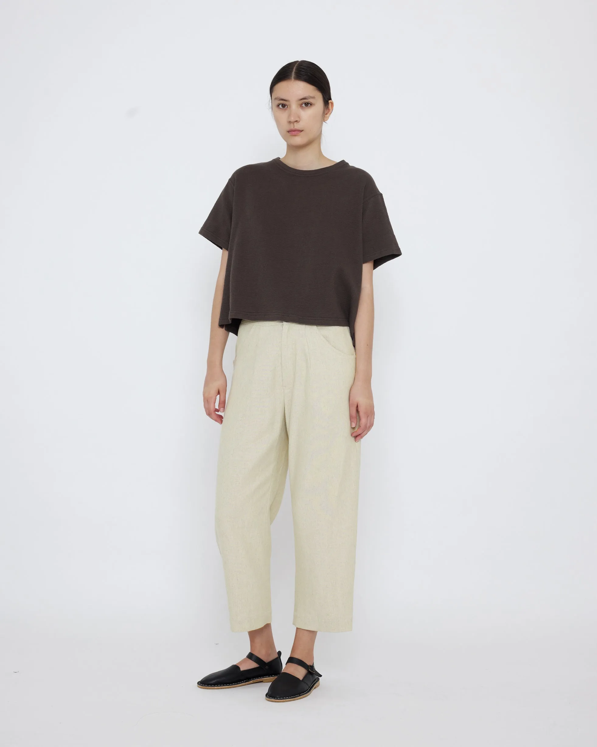 Signature Curve Legged Trouser - Spring Edition - Cream sold by 7115 by Szeki product image thumbnail 3