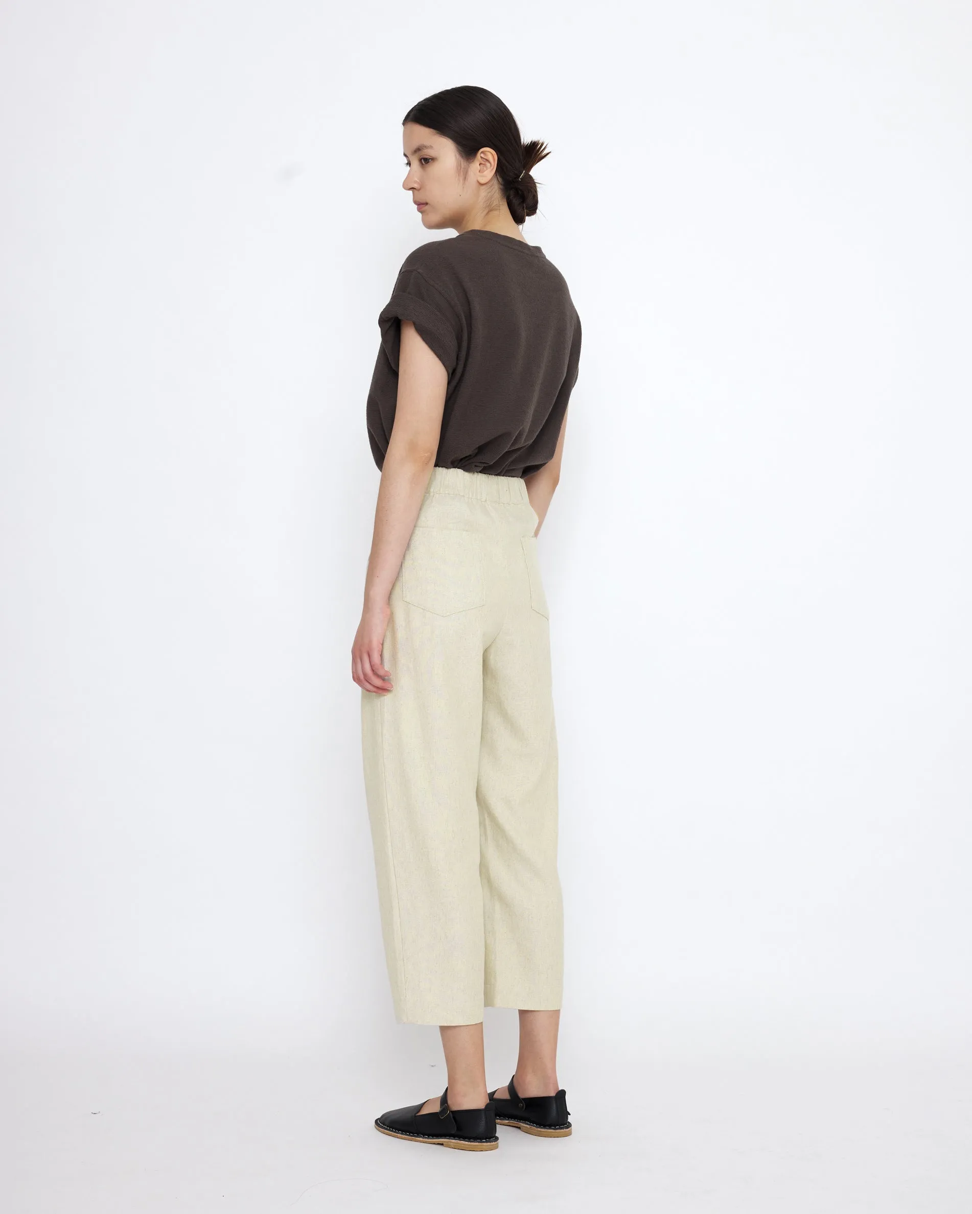 Signature Curve Legged Trouser - Spring Edition - Cream sold by 7115 by Szeki product image thumbnail 4
