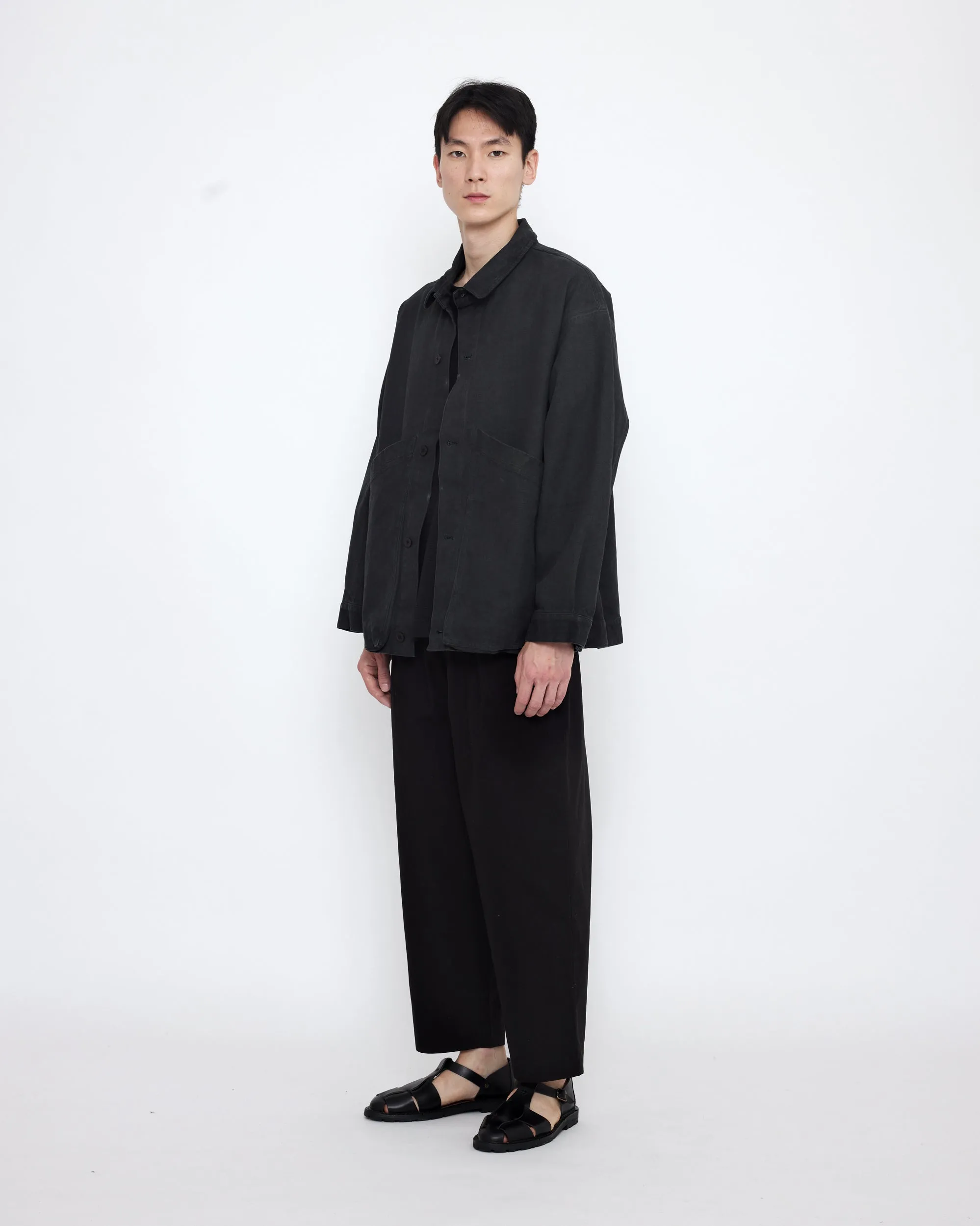 Signature Panel Pockets Shirt Jacket - Spring Edition - Washed Black sold by 7115 by Szeki product image thumbnail 2