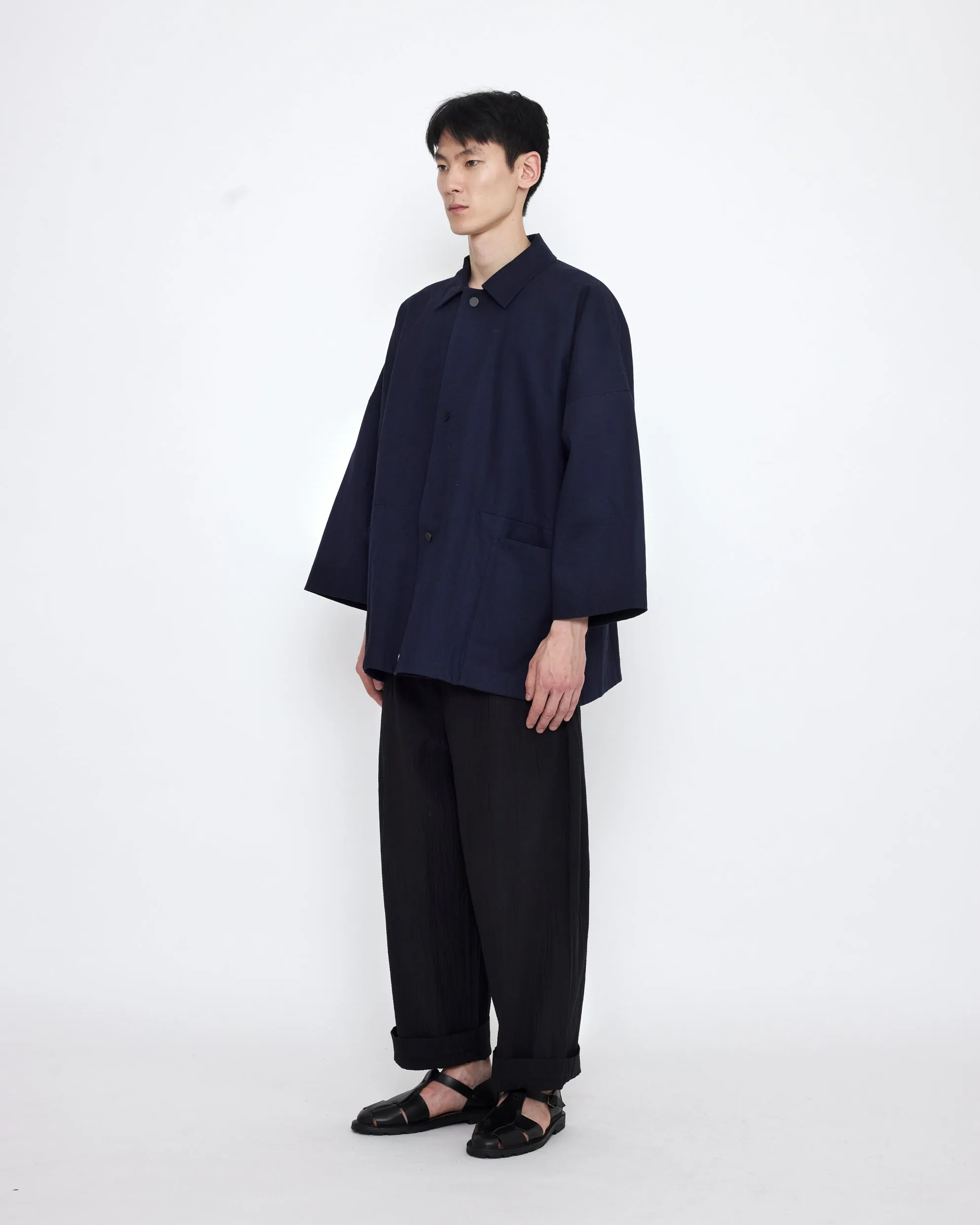 Pockets Short Coat - SS25 - Navy sold by 7115 by Szeki product image thumbnail 3