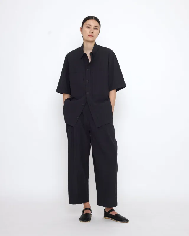 Double Pocket Shirt - SS25 - Textured Black sold by 7115 by Szeki