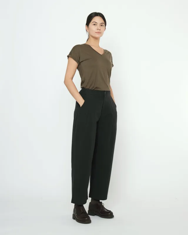 Signature Unisex Pleated Trouser - Canvas Edition - Black sold by 7115 by Szeki