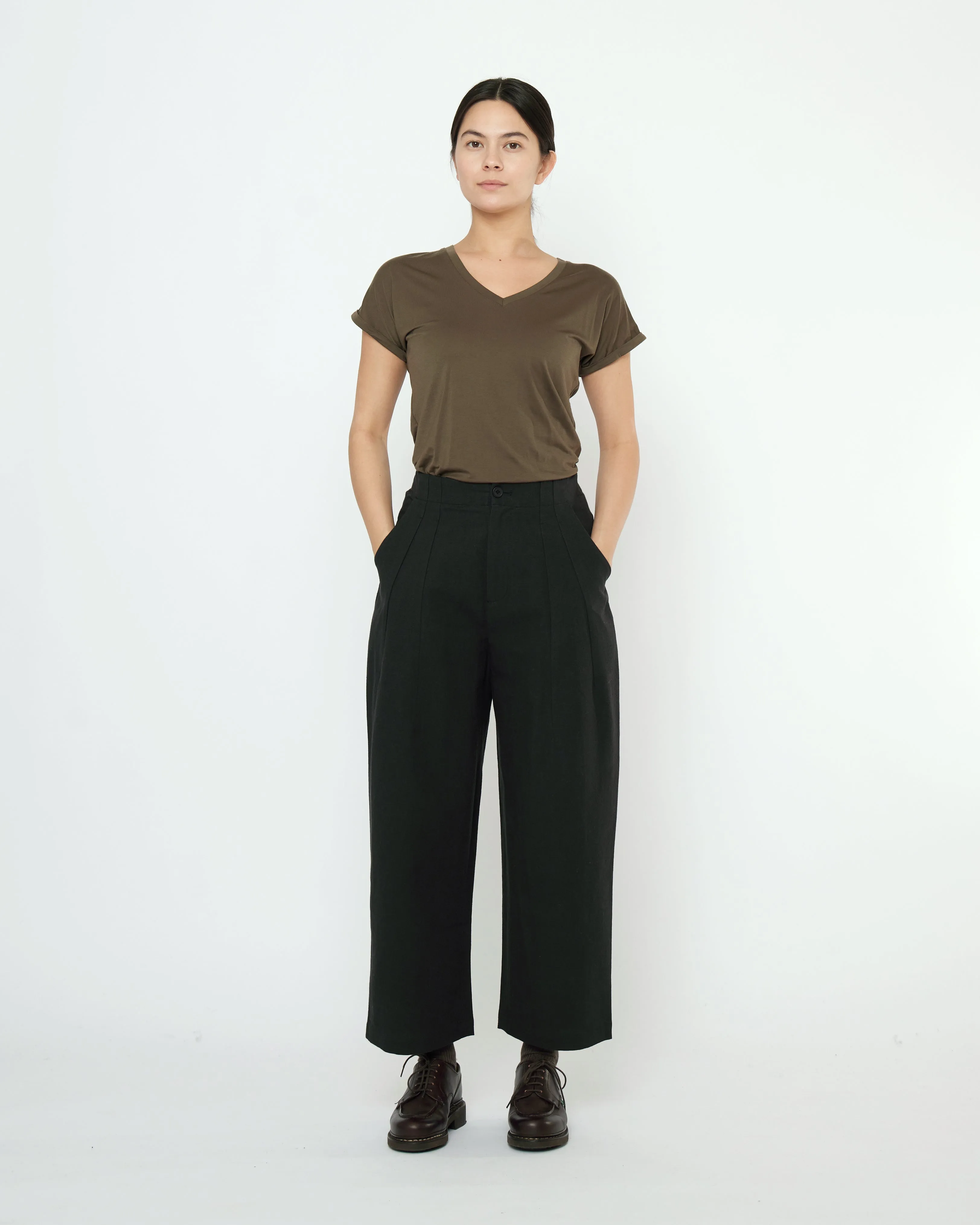 Signature Unisex Pleated Trouser - Canvas Edition - Black sold by 7115 by Szeki product image thumbnail 4