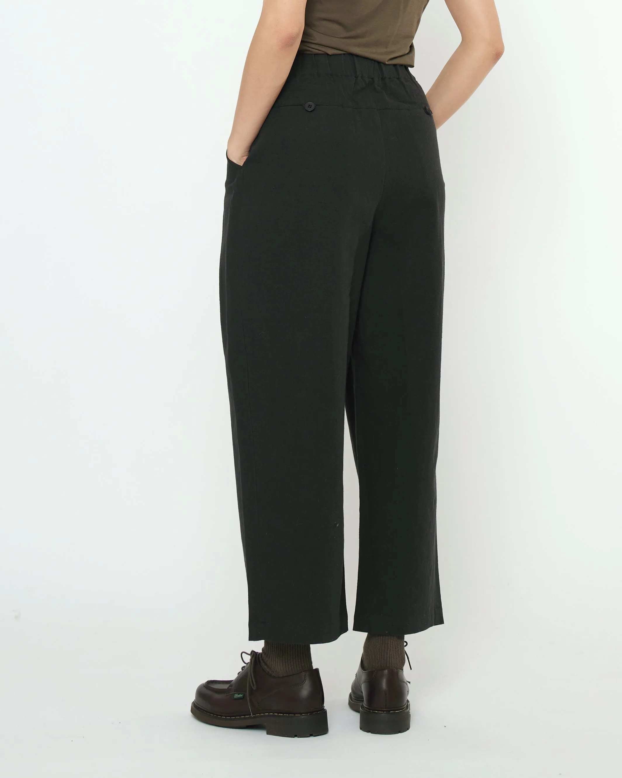 Signature Unisex Pleated Trouser - Canvas Edition - Black sold by 7115 by Szeki product image thumbnail 3