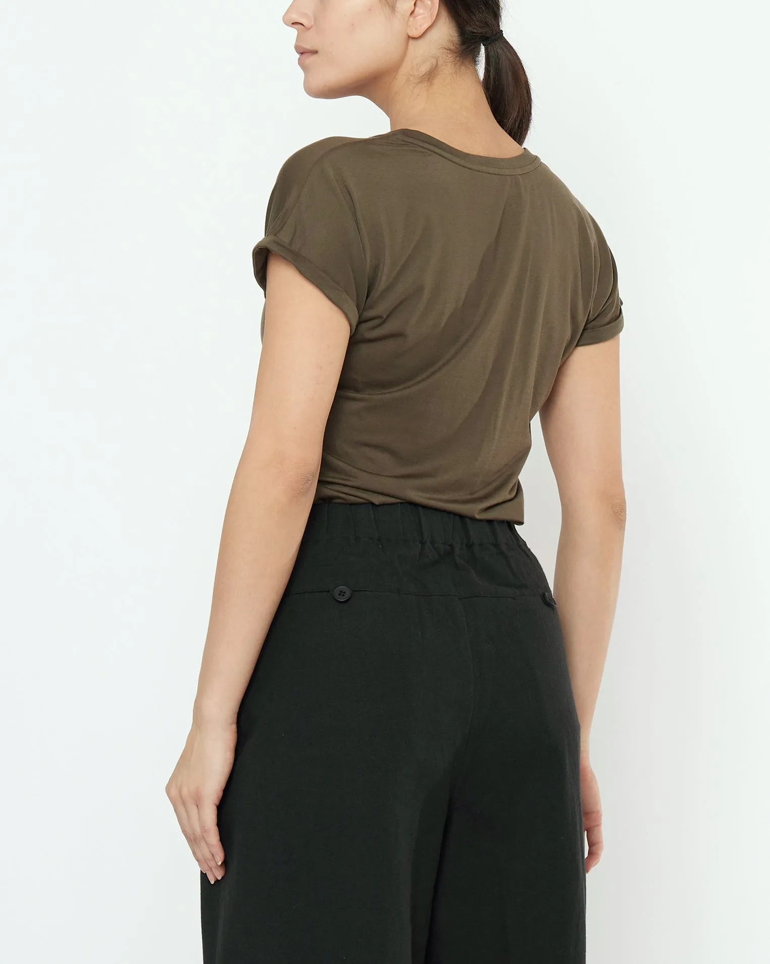 Signature Pleated Trouser - Canvas Edition - Black sold by 7115 by Szeki product image thumbnail 5