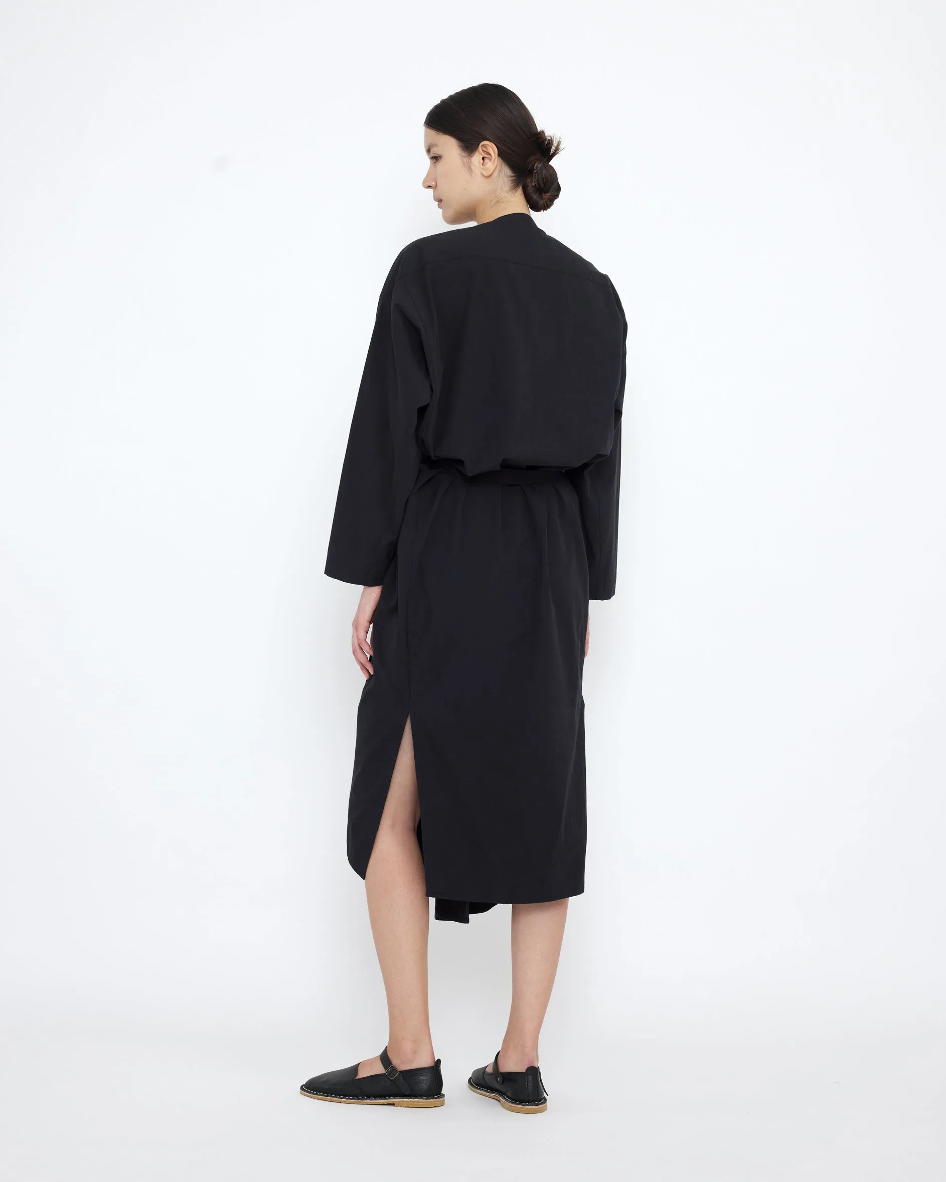V-Neck Cocoon Midi Dress - SS25 - Black sold by 7115 by Szeki product image thumbnail 2