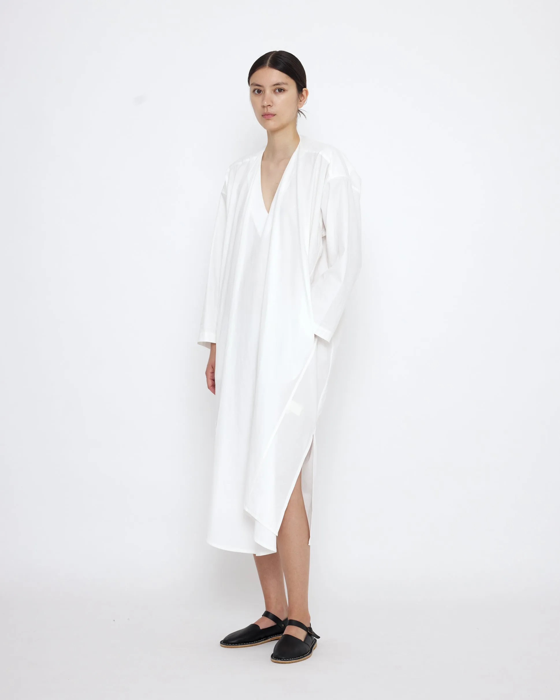 V-Neck Cocoon Midi Dress - SS25 - Off-White sold by 7115 by Szeki product image thumbnail 3