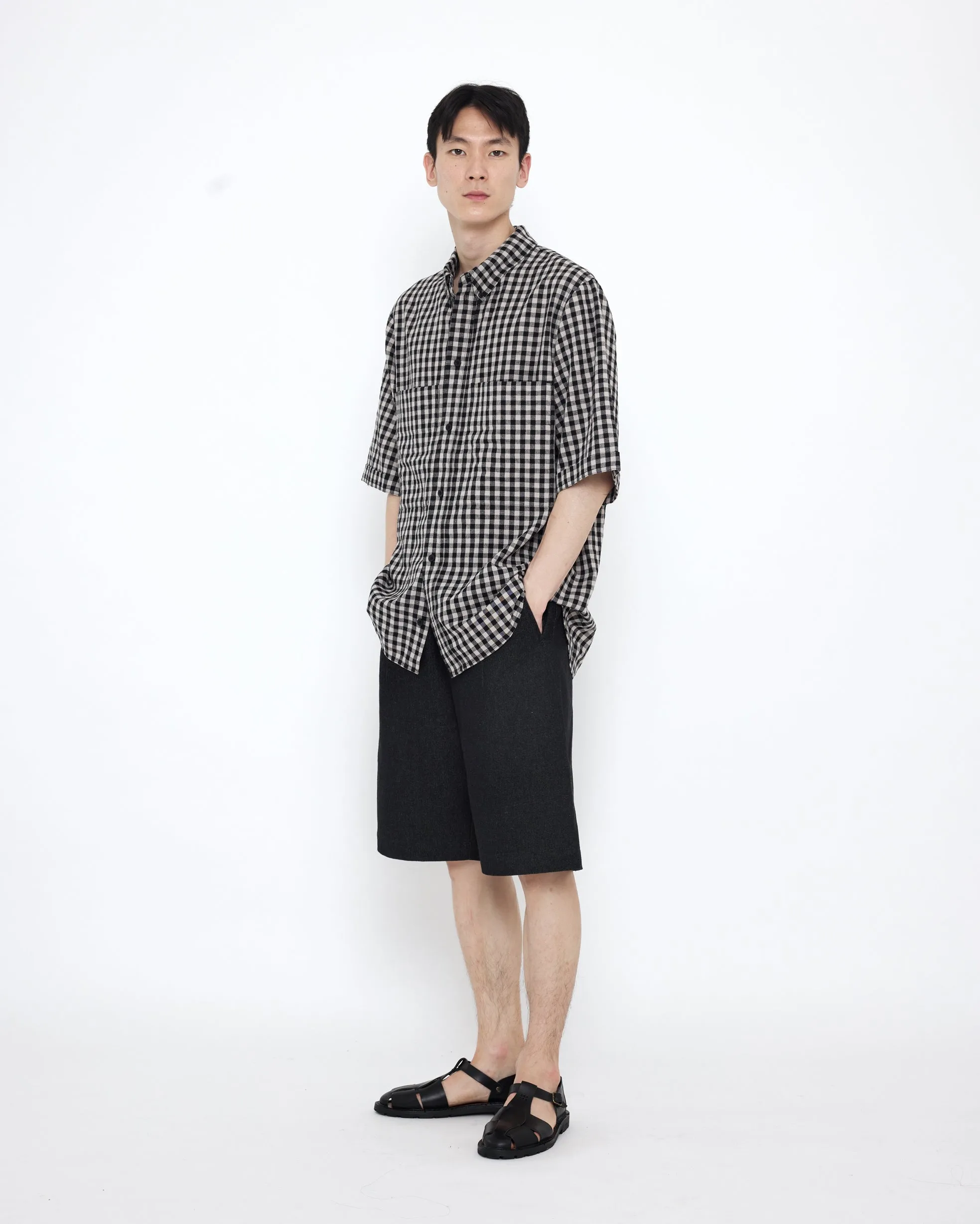 Gingham Double Pocket Shirt - SS25 - Gingham sold by 7115 by Szeki product image thumbnail 3