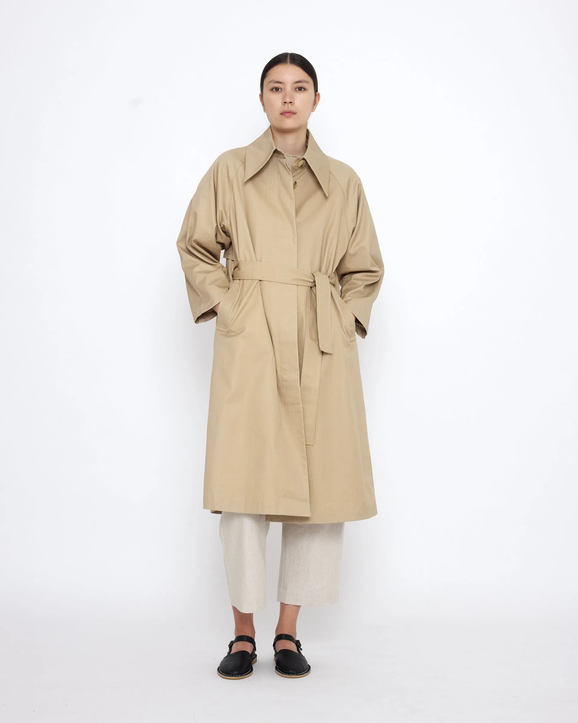Spring Overcoat - SS25 - Tan Beige sold by 7115 by Szeki
