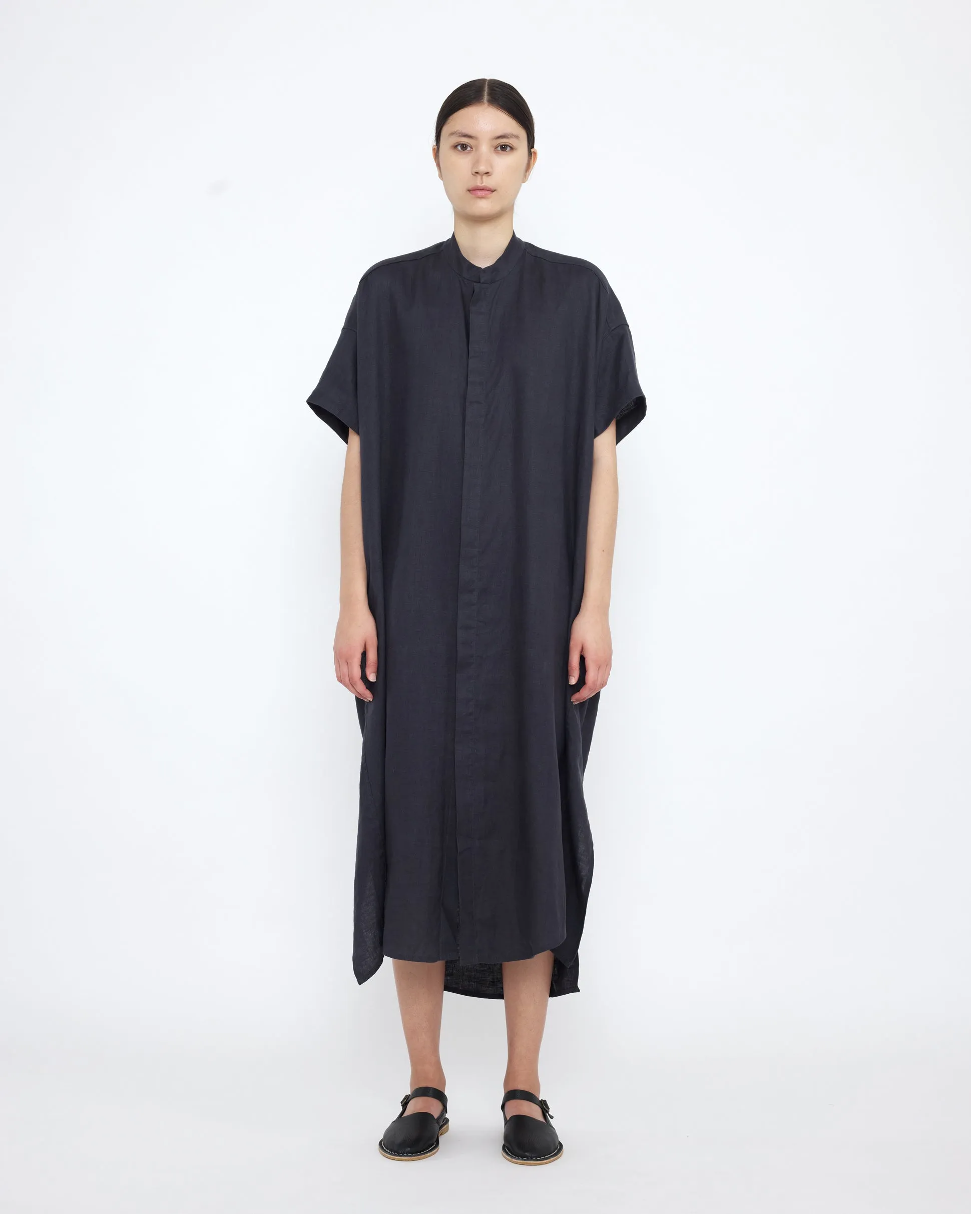 Linen Shirtdress - SS25 - Charcoal Blue sold by 7115 by Szeki product image thumbnail 4