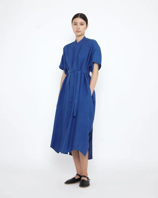 Linen Shirtdress - SS25 - Cobalt made by 7115 by Szeki
