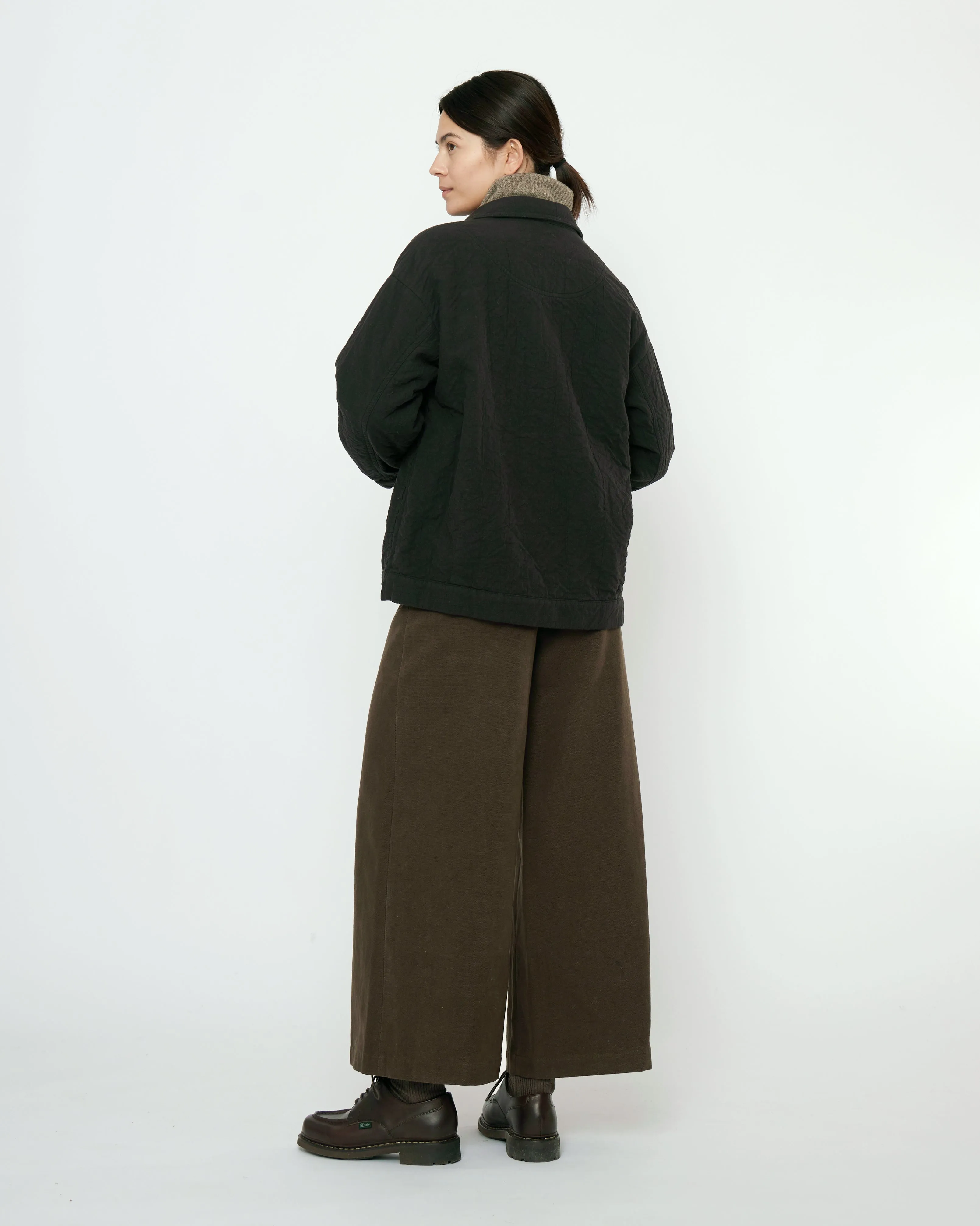 Signature Panel Pockets Shirt Jacket - Textured Edition - Black sold by 7115 by Szeki product image thumbnail 5