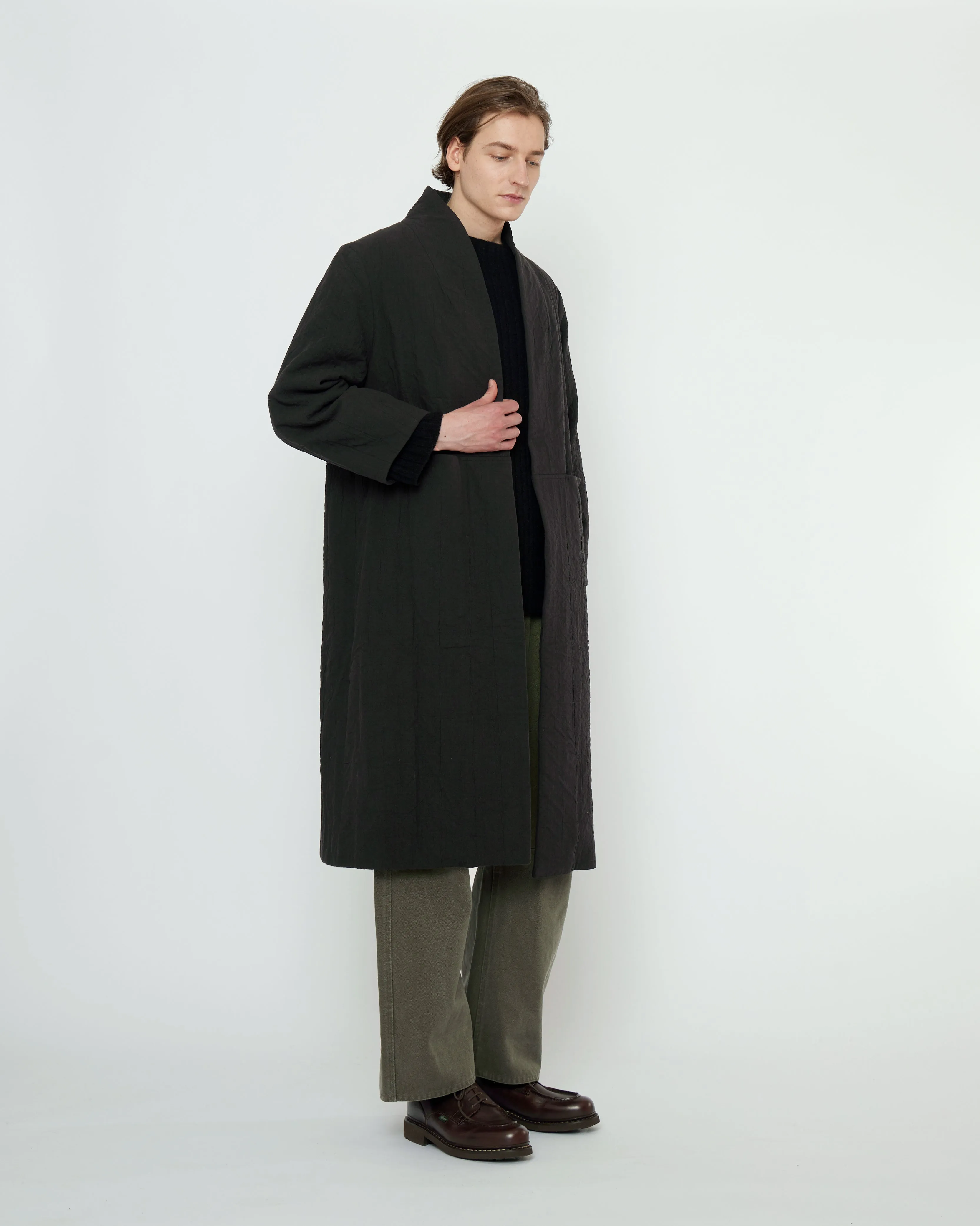 Signature Open Fall Coat - Textured Edition - Black sold by 7115 by Szeki product image thumbnail 3