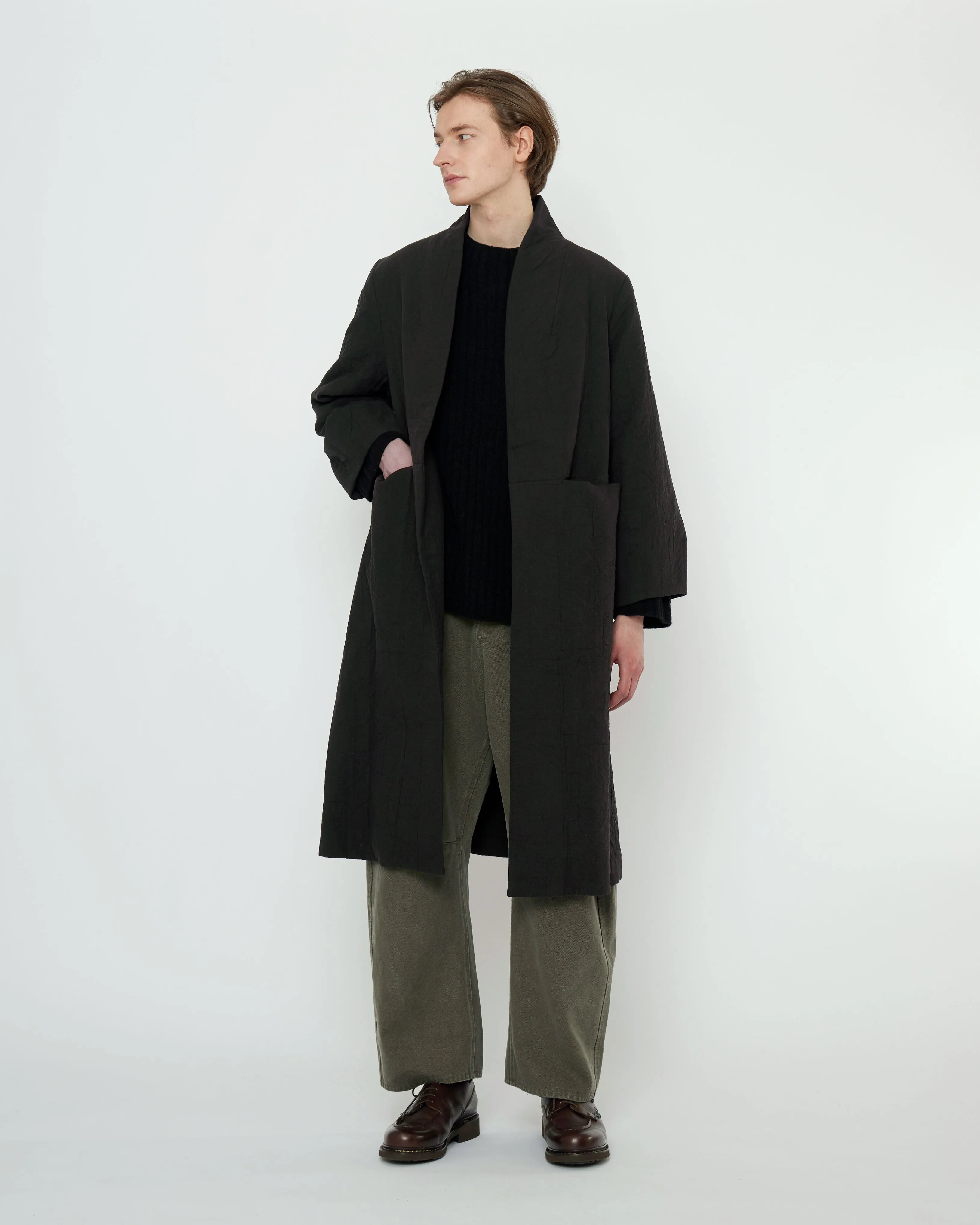 Signature Open Fall Coat - Textured Edition - Black sold by 7115 by Szeki product image thumbnail 4