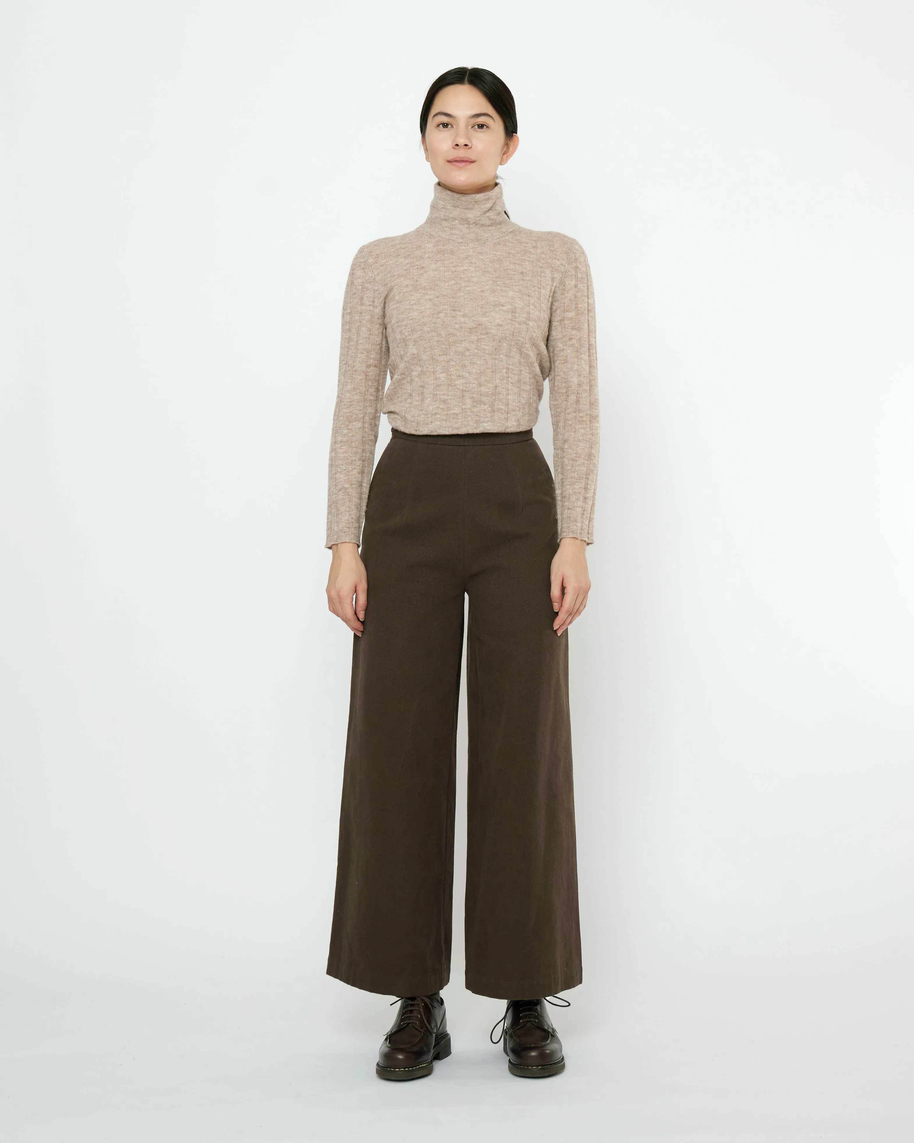 Signature Wide-Legged Trouser - Fall Edition - Taupe Brown sold by 7115 by Szeki product image thumbnail 4