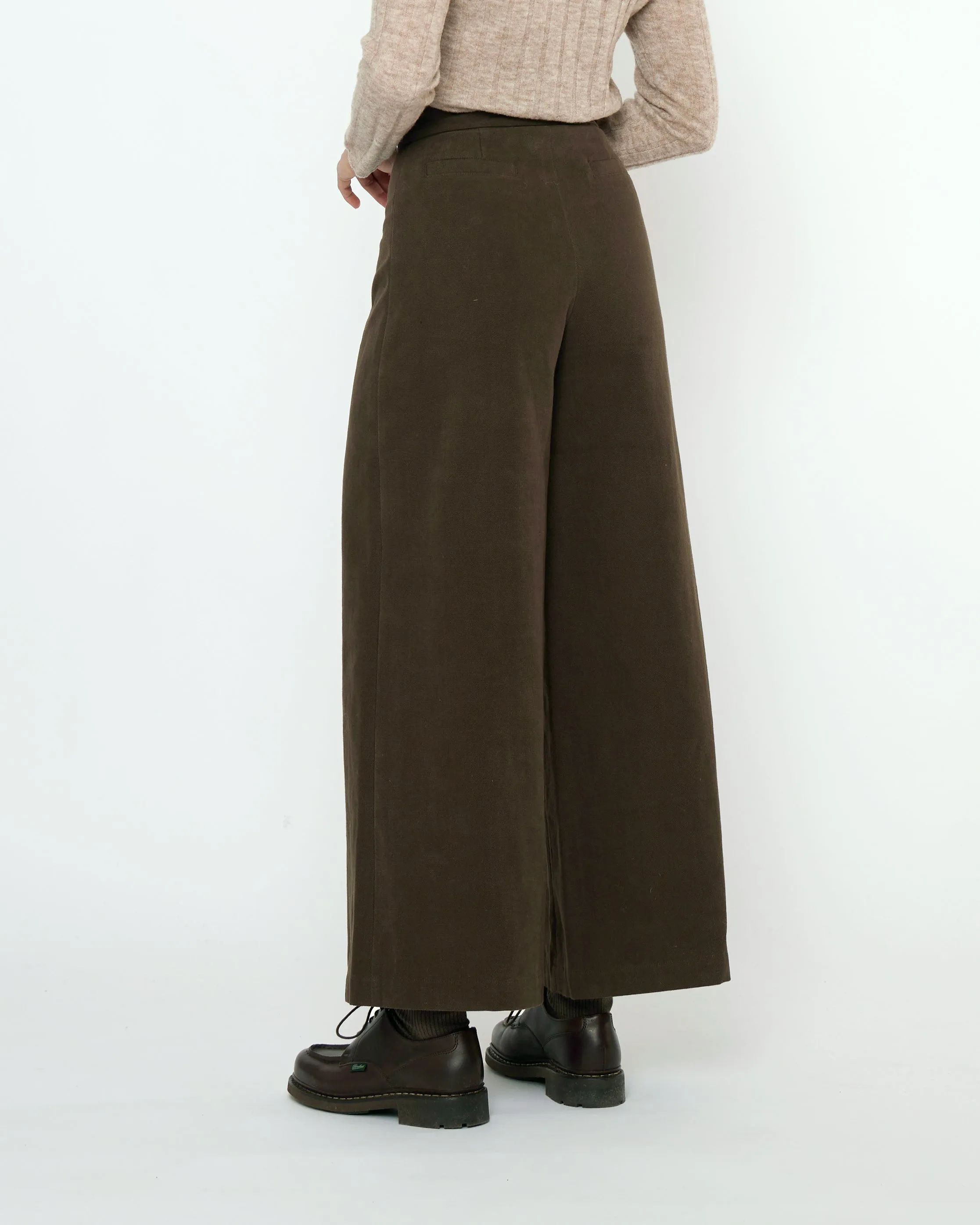 Signature Wide-Legged Trouser - Fall Edition - Taupe Brown sold by 7115 by Szeki product image thumbnail 3
