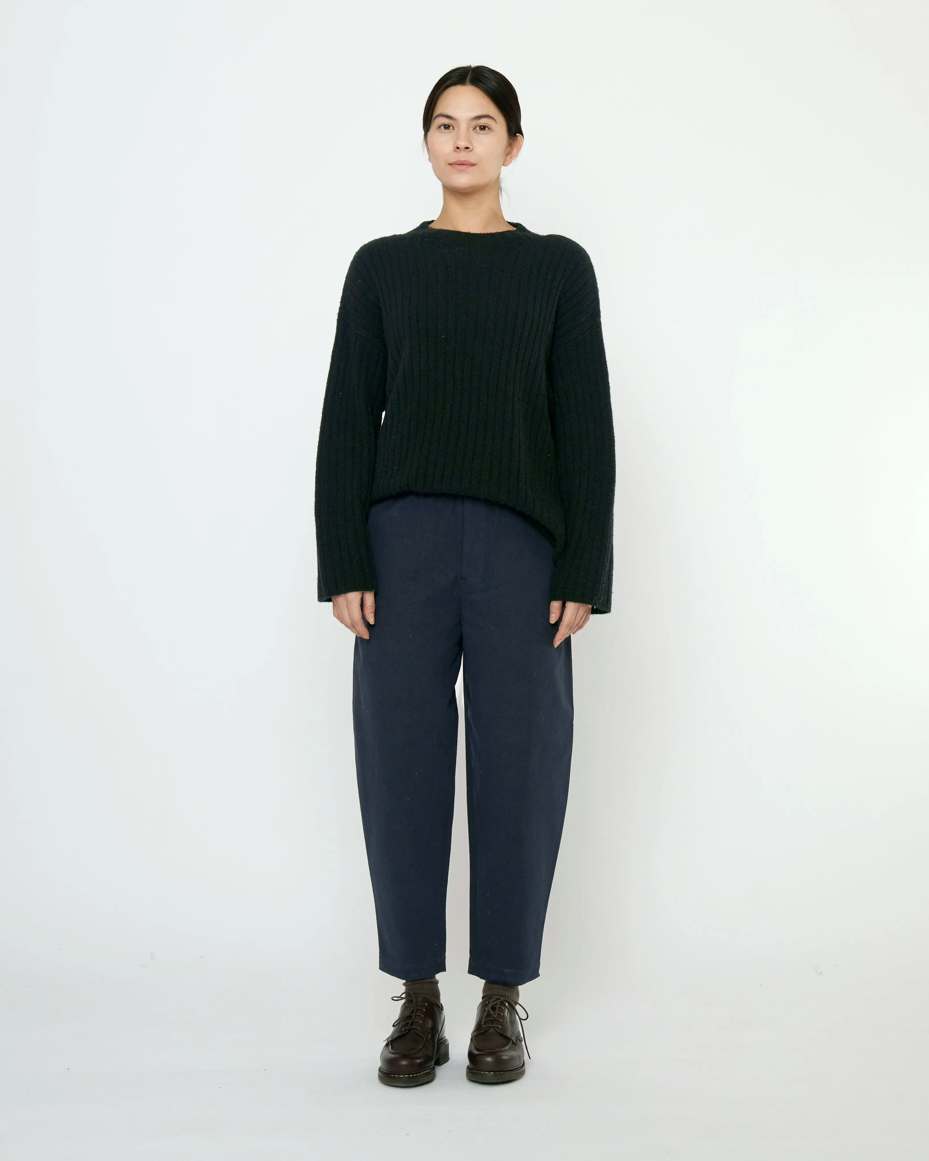 Signature Elastic Pull-Up Trouser - Fall Edition - Navy Black sold by 7115 by Szeki