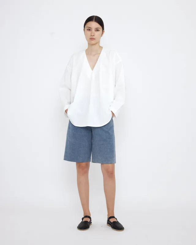 V-Neck Cocoon Top - SS25 - Off-White sold by 7115 by Szeki