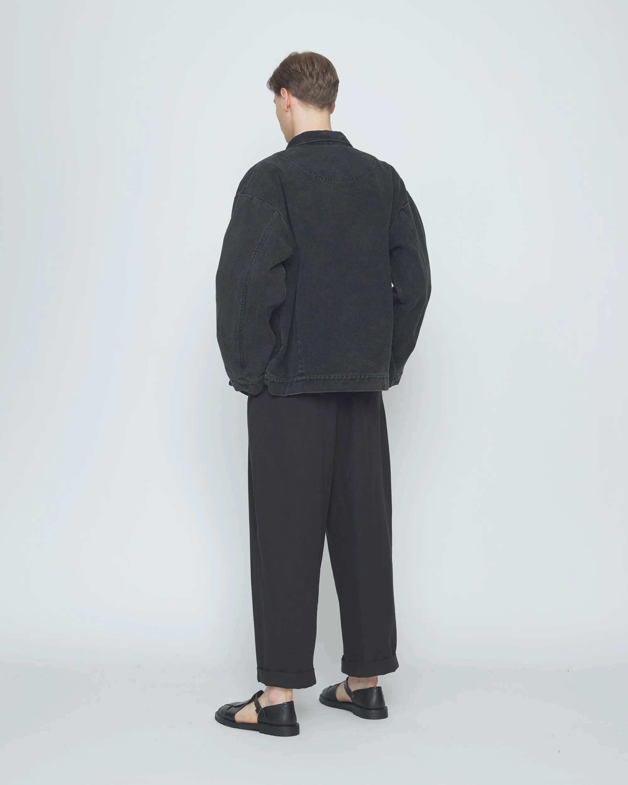 Signature Panel Pockets Shirt Jacket - Fall Edition - Washed Black sold by 7115 by Szeki product image thumbnail 2