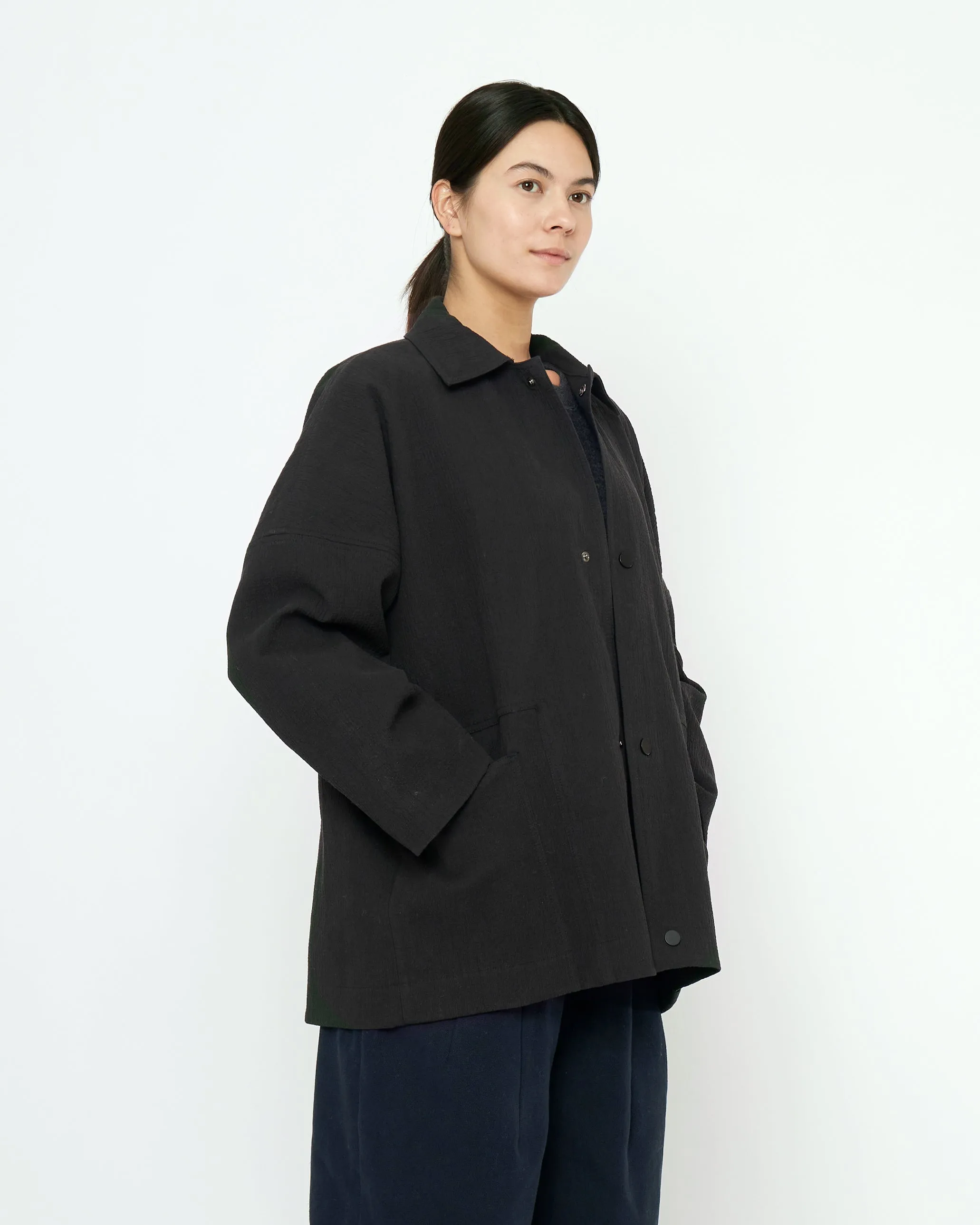 Pockets Shirt Jacket - FW25 - Black sold by 7115 by Szeki product image thumbnail 2