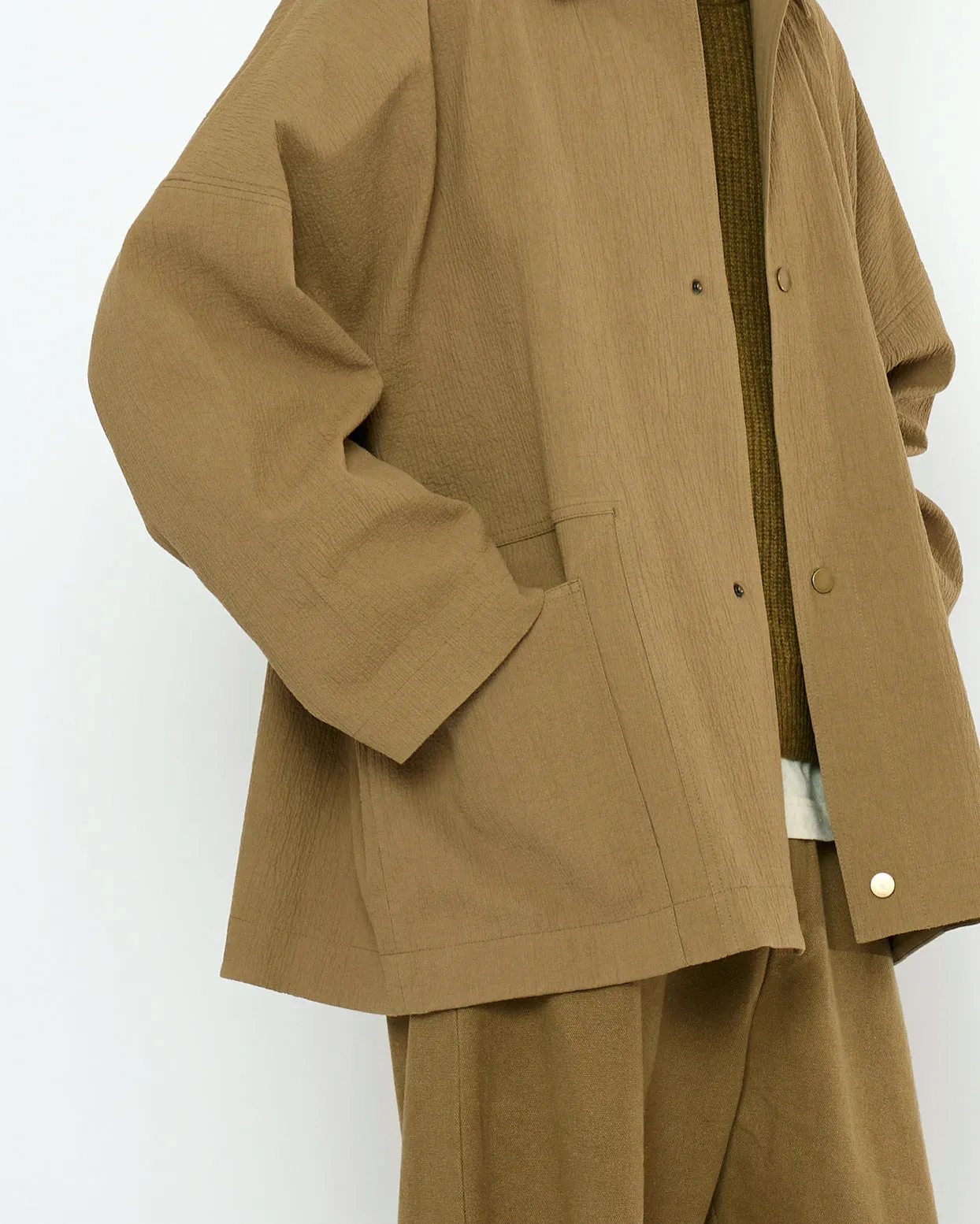 Pockets Shirt Jacket - FW25 - Kelp sold by 7115 by Szeki product image thumbnail 4