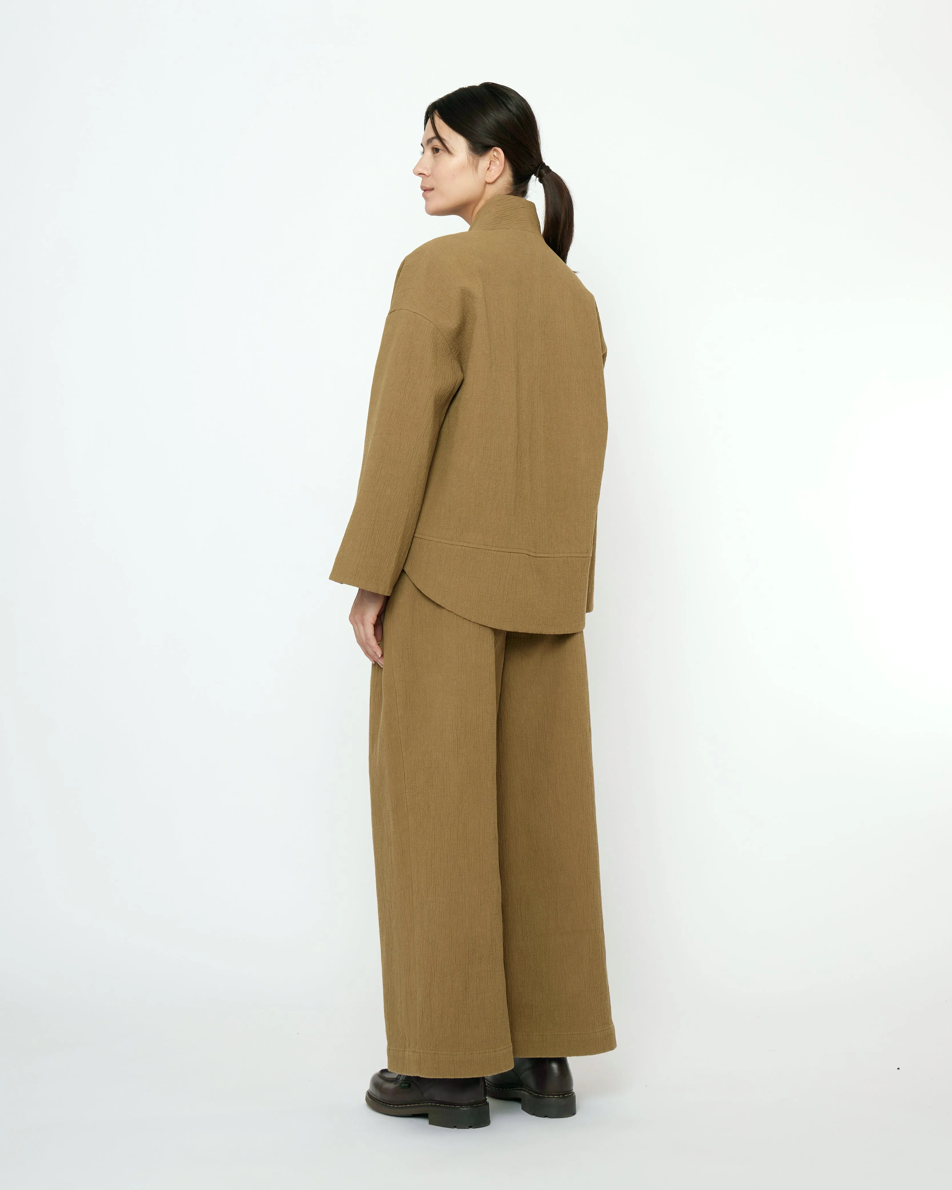 Textured Pockets Blazer - FW25 - Kelp sold by 7115 by Szeki product image thumbnail 3