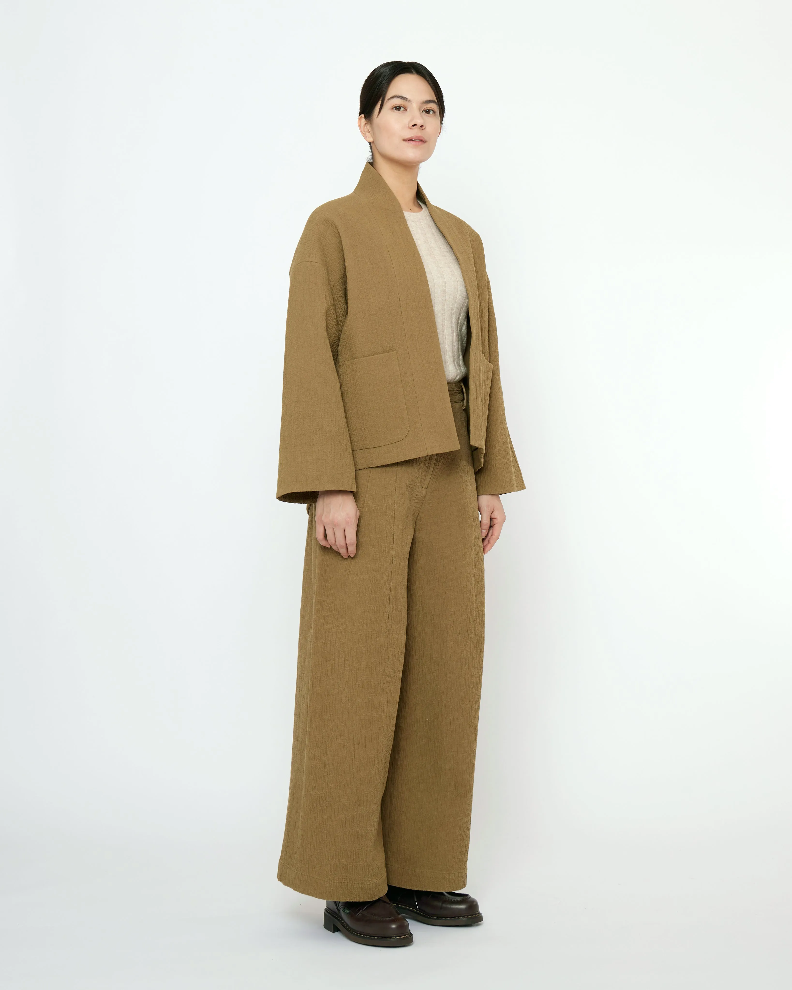 Textured Pockets Blazer - FW25 - Kelp sold by 7115 by Szeki product image thumbnail 5