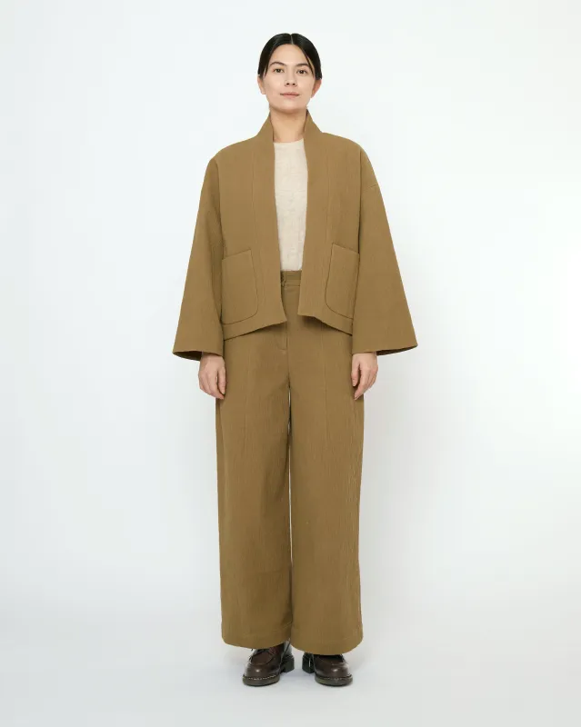 Textured Pockets Blazer - FW25 - Kelp sold by 7115 by Szeki