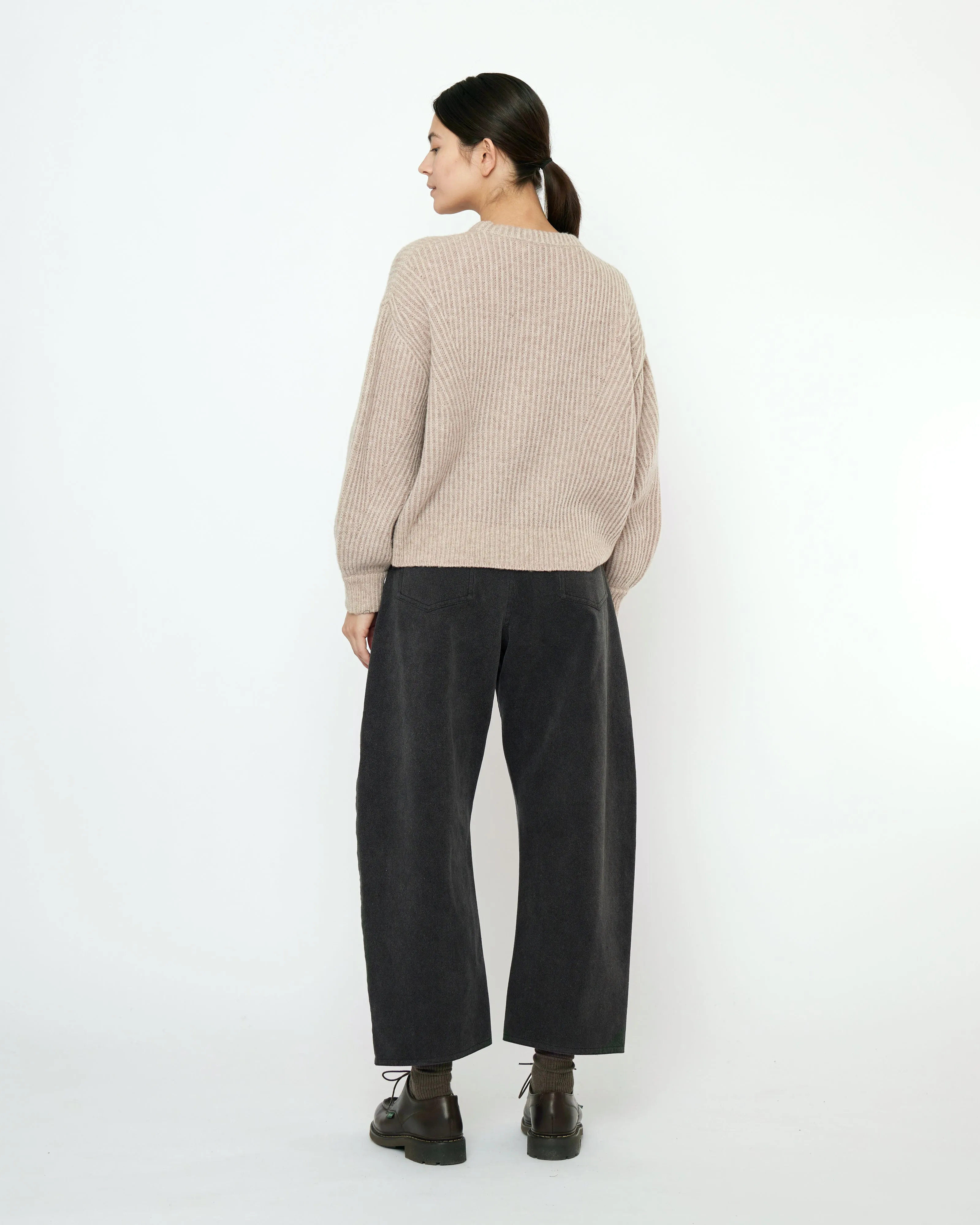 Striped Poet Sleeves Sweater - FW25 - Taupe Sand sold by 7115 by Szeki product image thumbnail 4