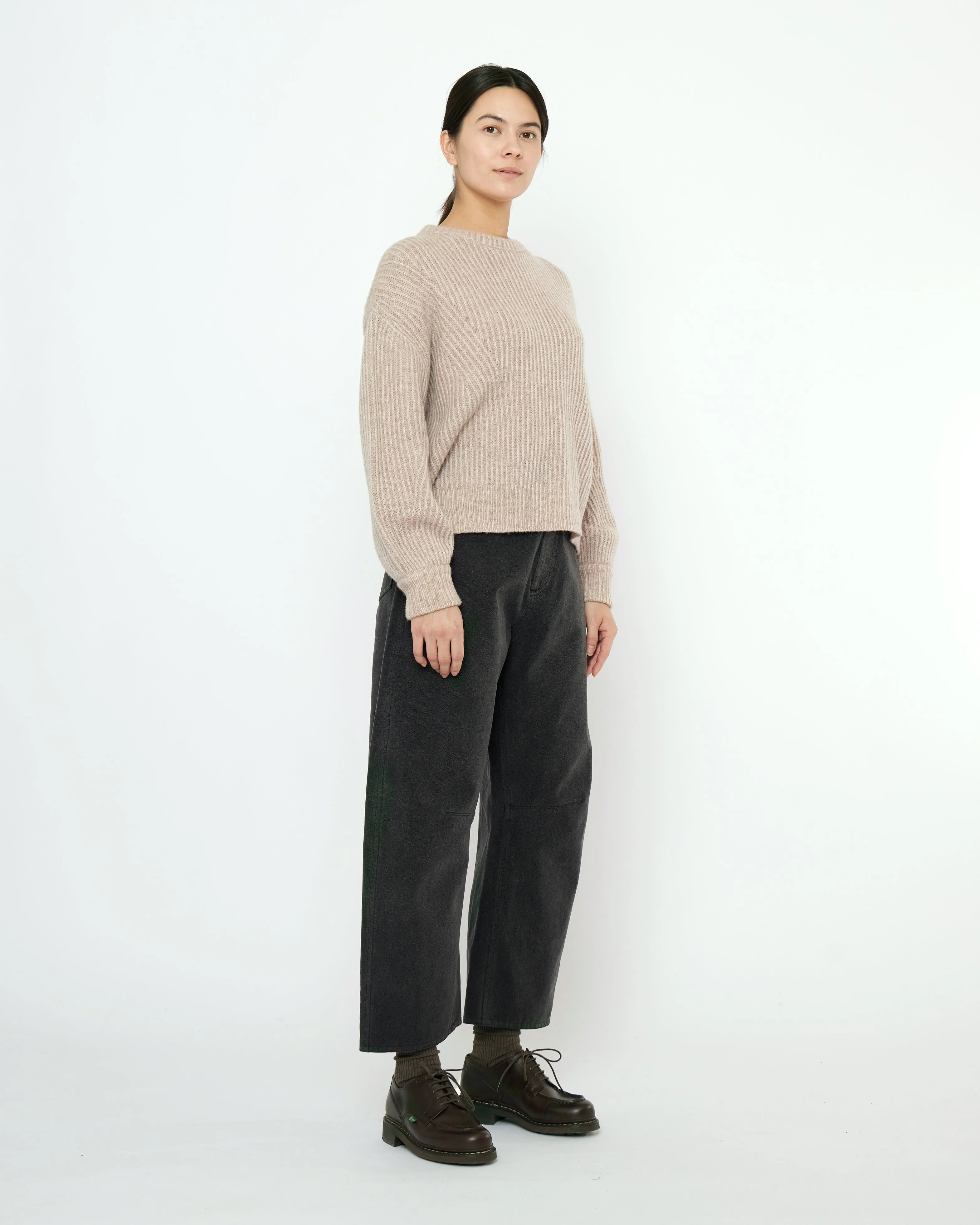 Striped Poet Sleeves Sweater - FW25 - Taupe Sand sold by 7115 by Szeki product image thumbnail 3
