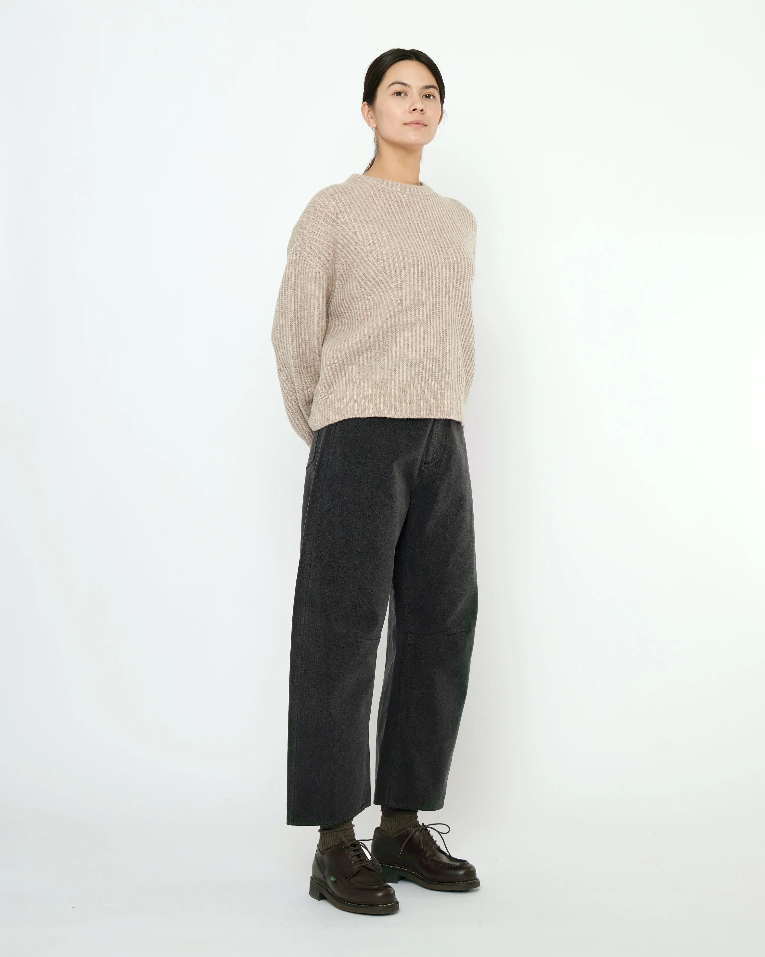 Striped Poet Sleeves Sweater - FW25 - Taupe Sand sold by 7115 by Szeki product image thumbnail 2