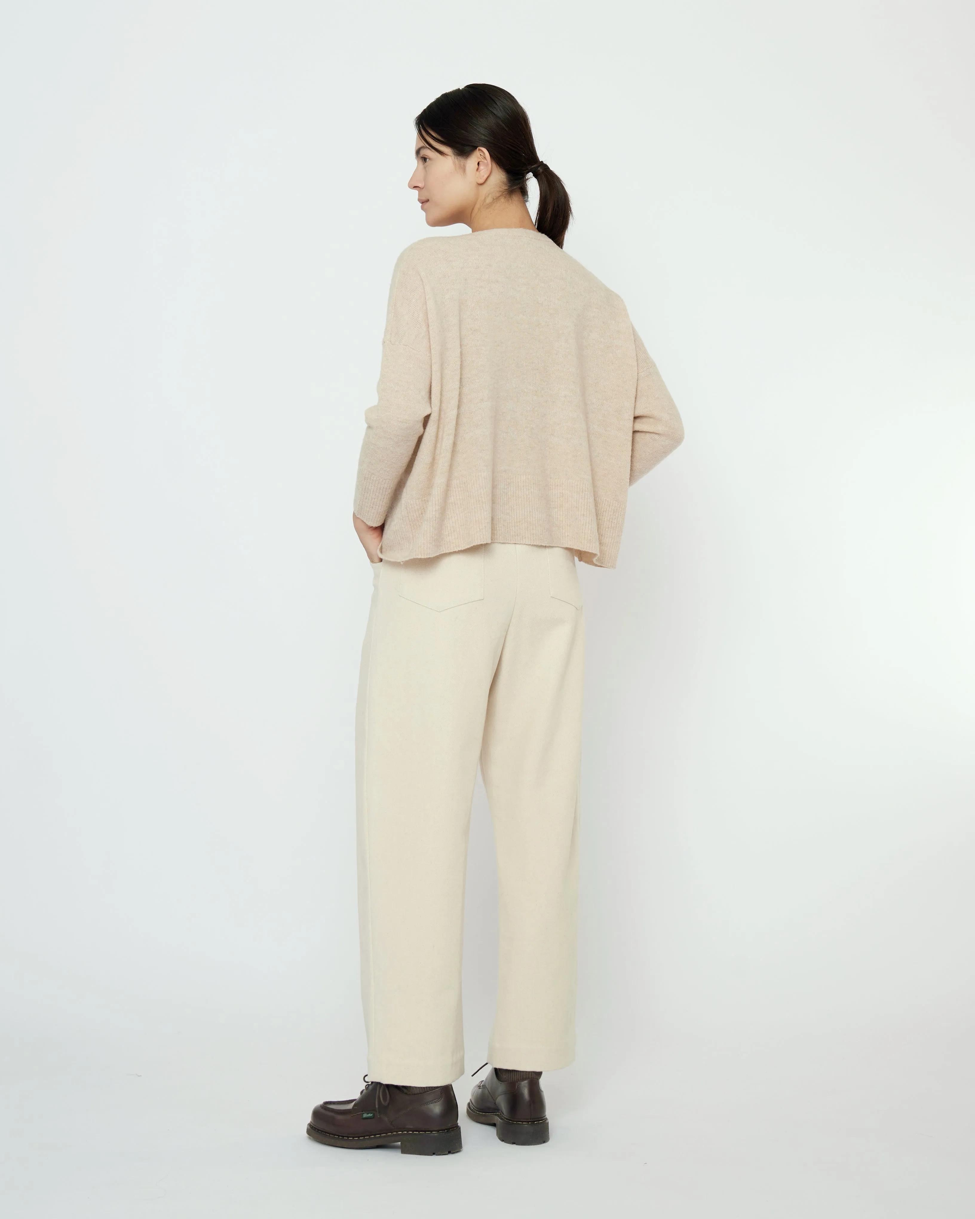 V-Neck Sweater - FW25 - Sand Beige sold by 7115 by Szeki product image thumbnail 3