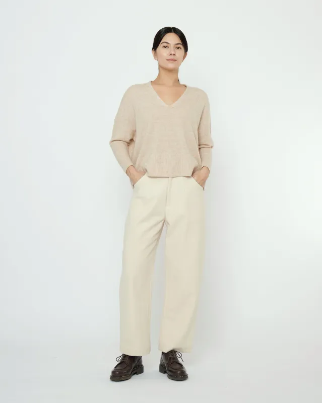 V-Neck Sweater - FW25 - Sand Beige sold by 7115 by Szeki